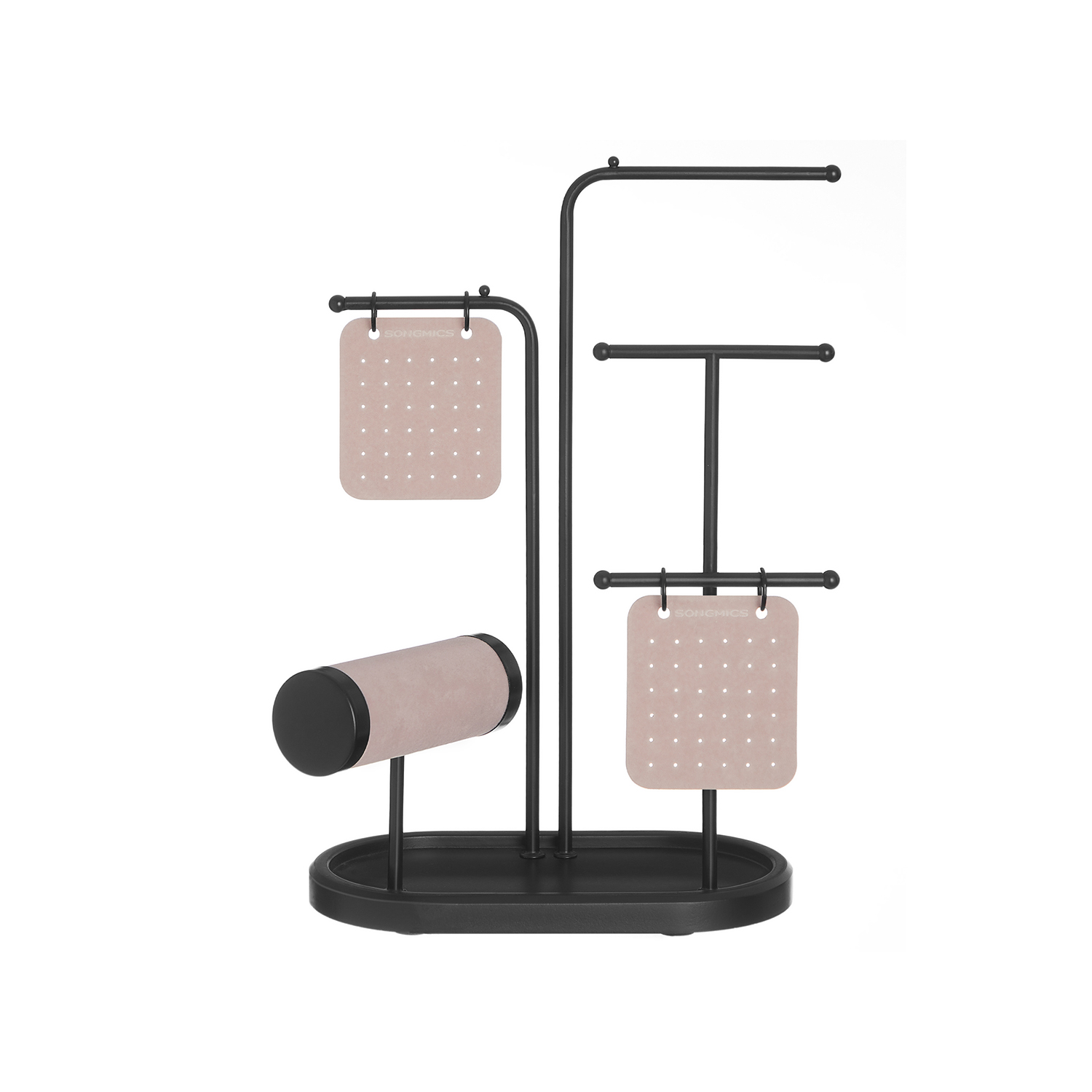 Jewellery Stand - AVOLIA 4 Hanging Rod Display - Black - Indigo Home