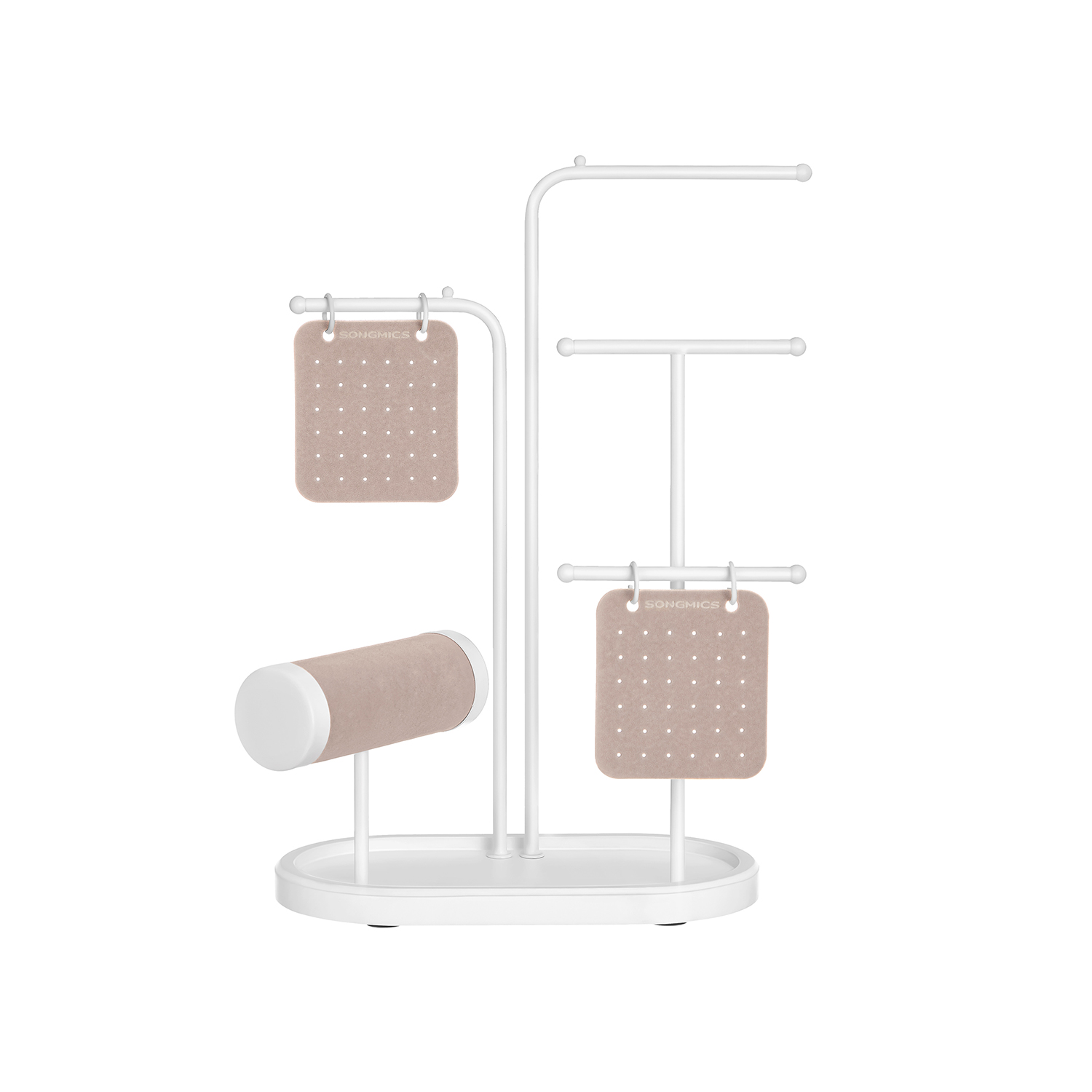 Jewellery Stand - AVOLIA 4 Hanging Rod Display - White - Indigo Home