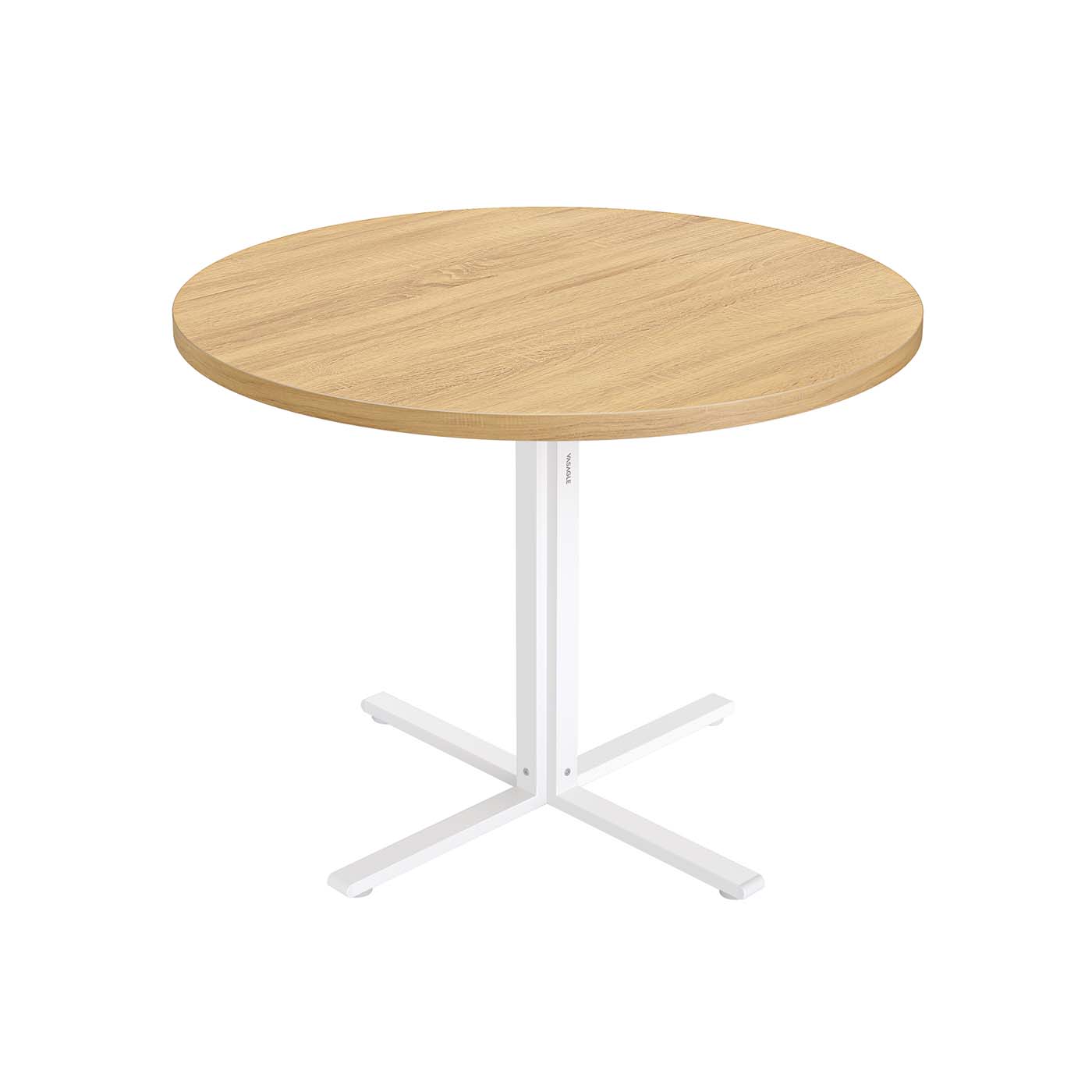 Dining Table - ORARO Round Farmhouse Style for 4 People - Golden Oak - Indigo Home