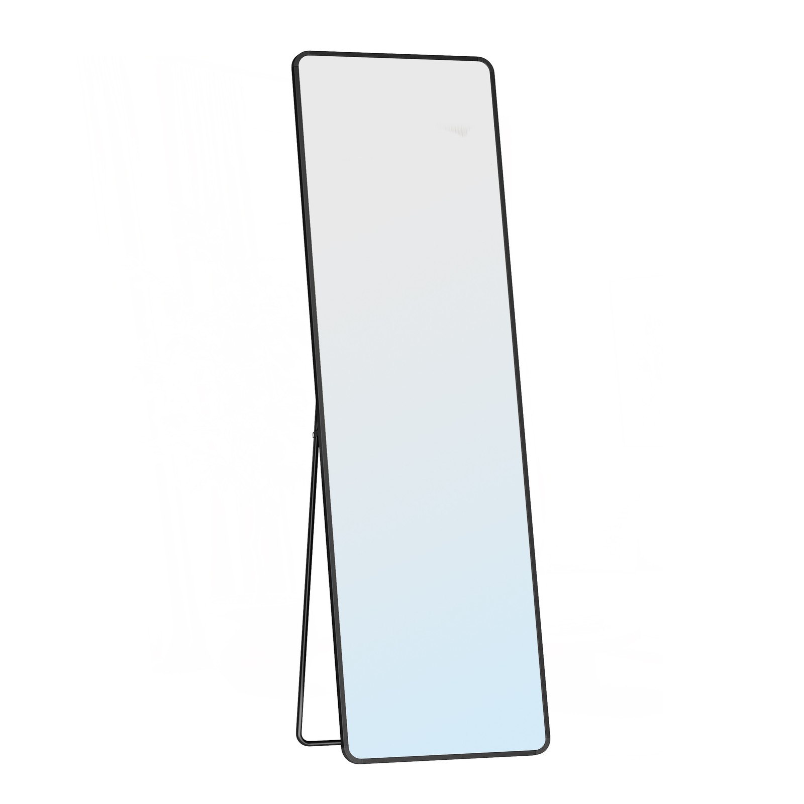EABATO Standing Full Length Mirror - Black - Indigo Home