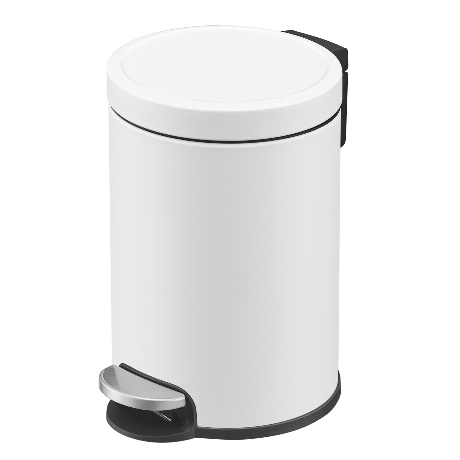 HEMOMO Small Pedal Bathroom Bin - White - Indigo Home