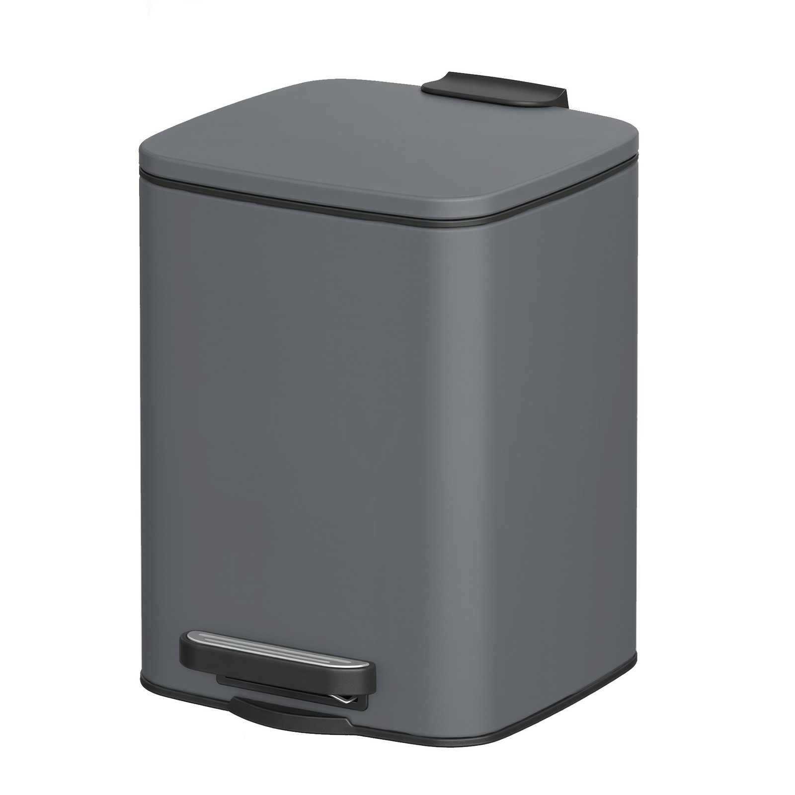 HIRELI Bathroom Bin 6L - Grey - Indigo Home