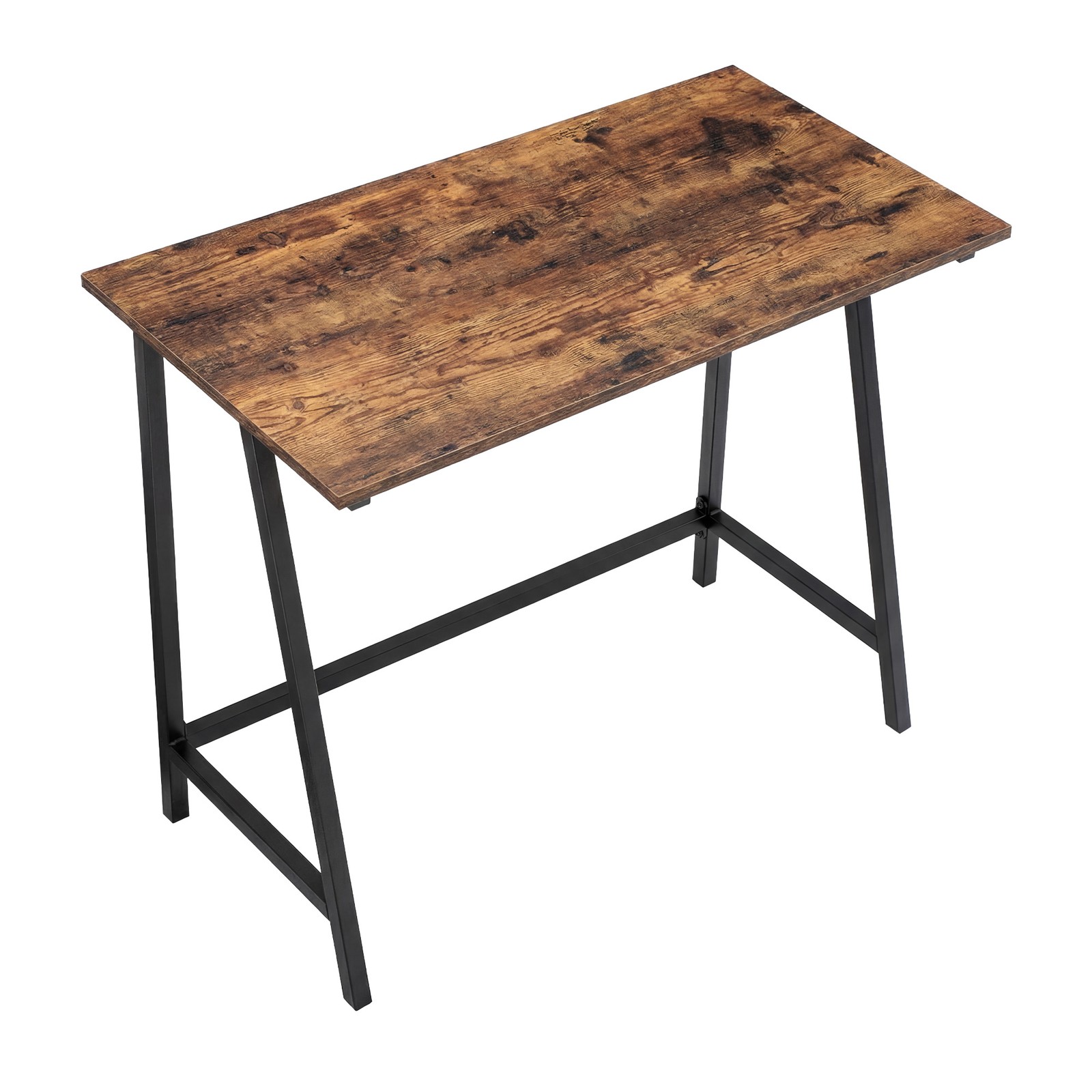 LAGESA Home Office Computer Desk - Brown and Black - Indigo Home