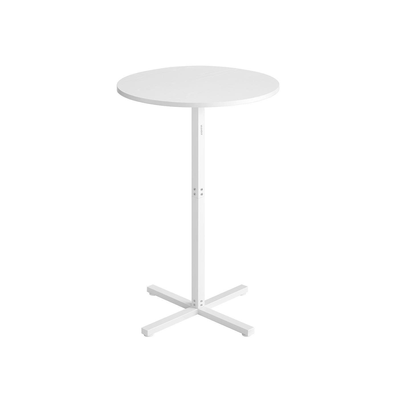 Bar Table - MARRA Metal Frame 60 x 60 x 104.5 cm - Snow White - Indigo Home