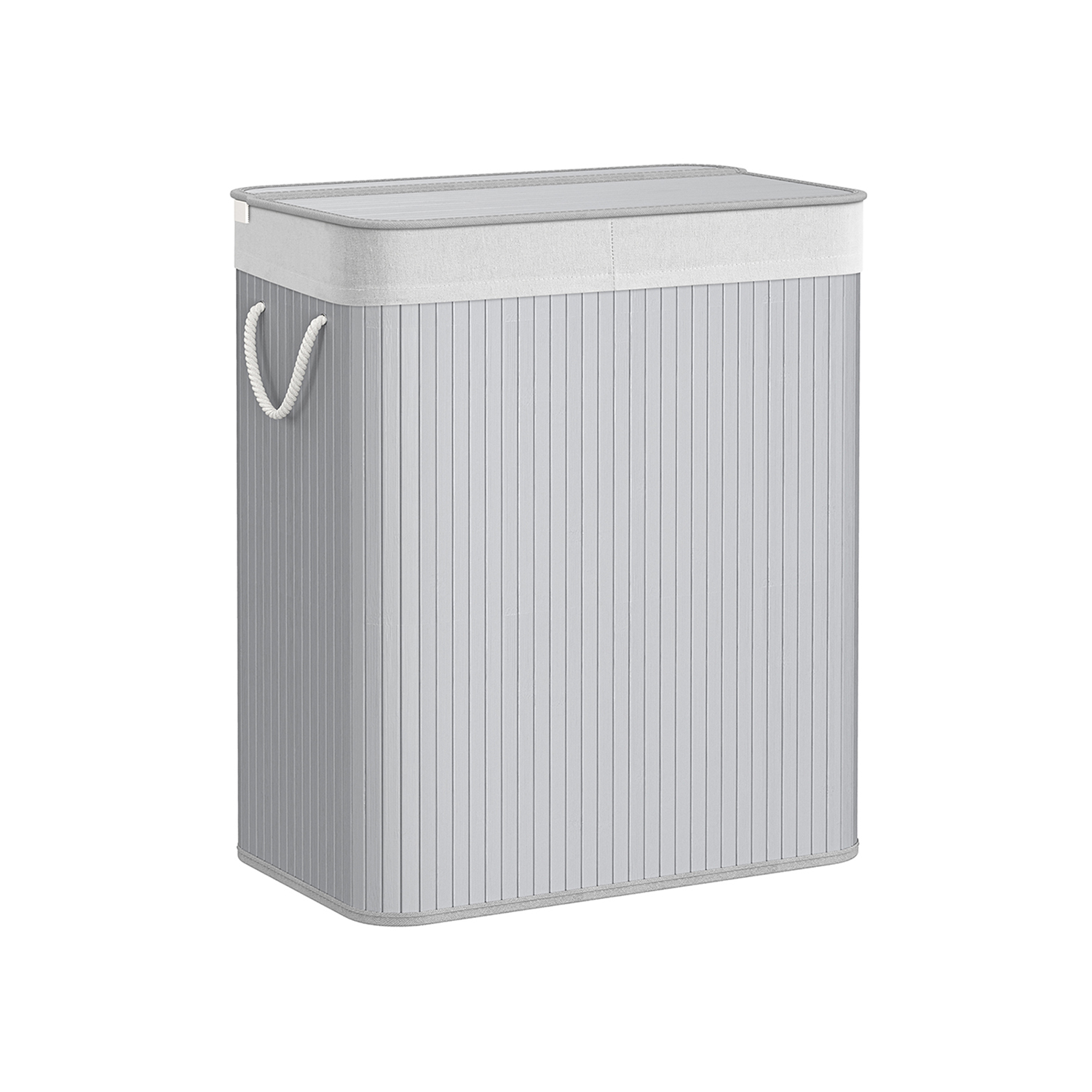 Divided Laundry Basket with Lid - Indigo Home