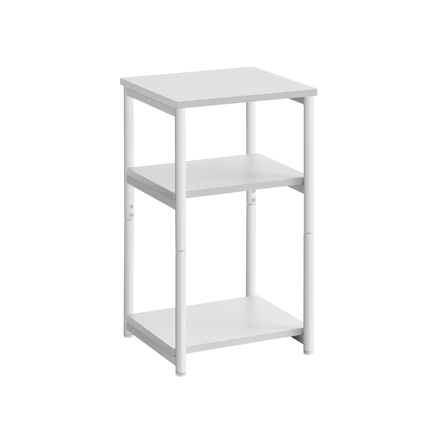 Bedside Table - ISLIN Nightstand Classic White 34cm - Indigo Home