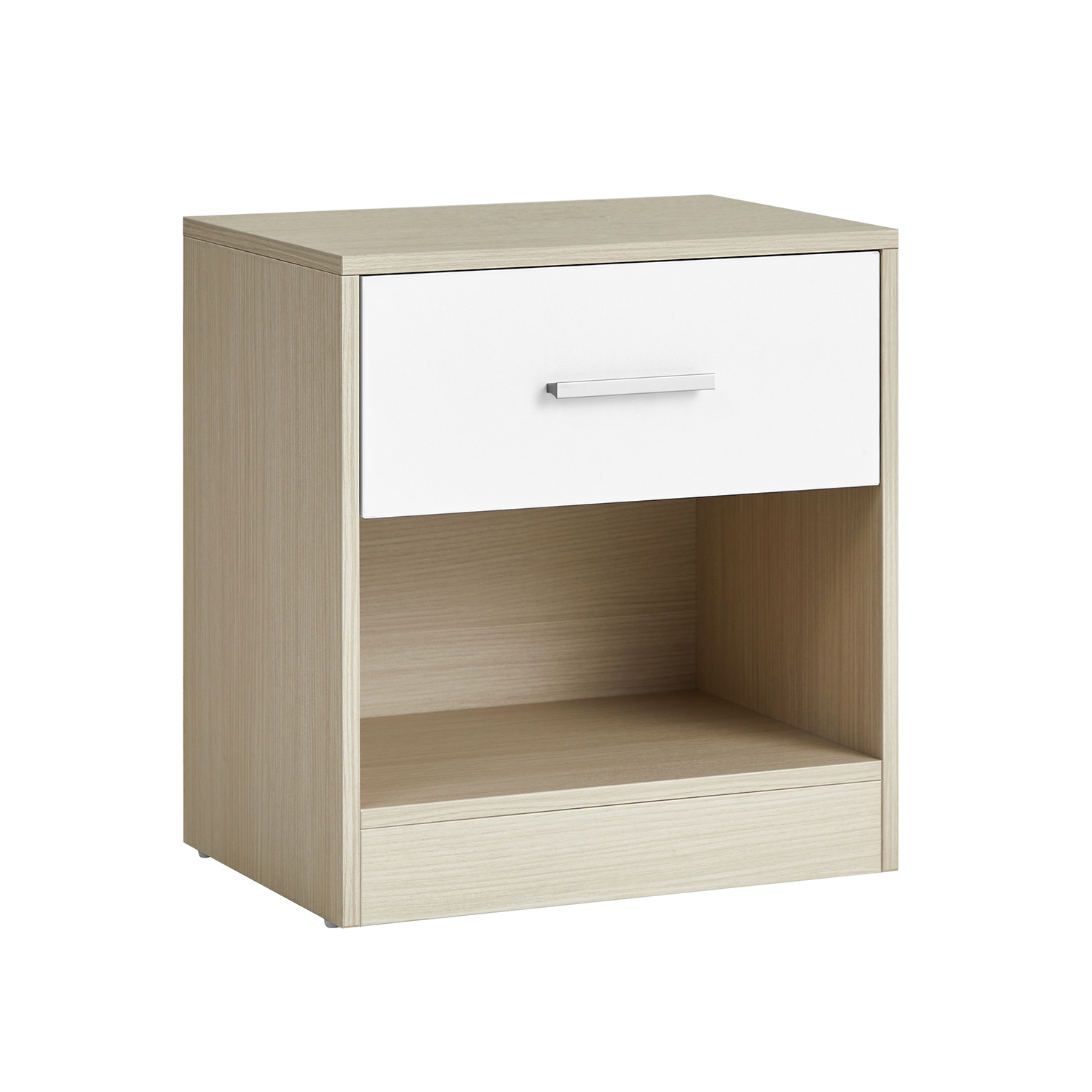 Bedside Table - HYDE Nevis Nightstand Classic White 39cm - Indigo Home