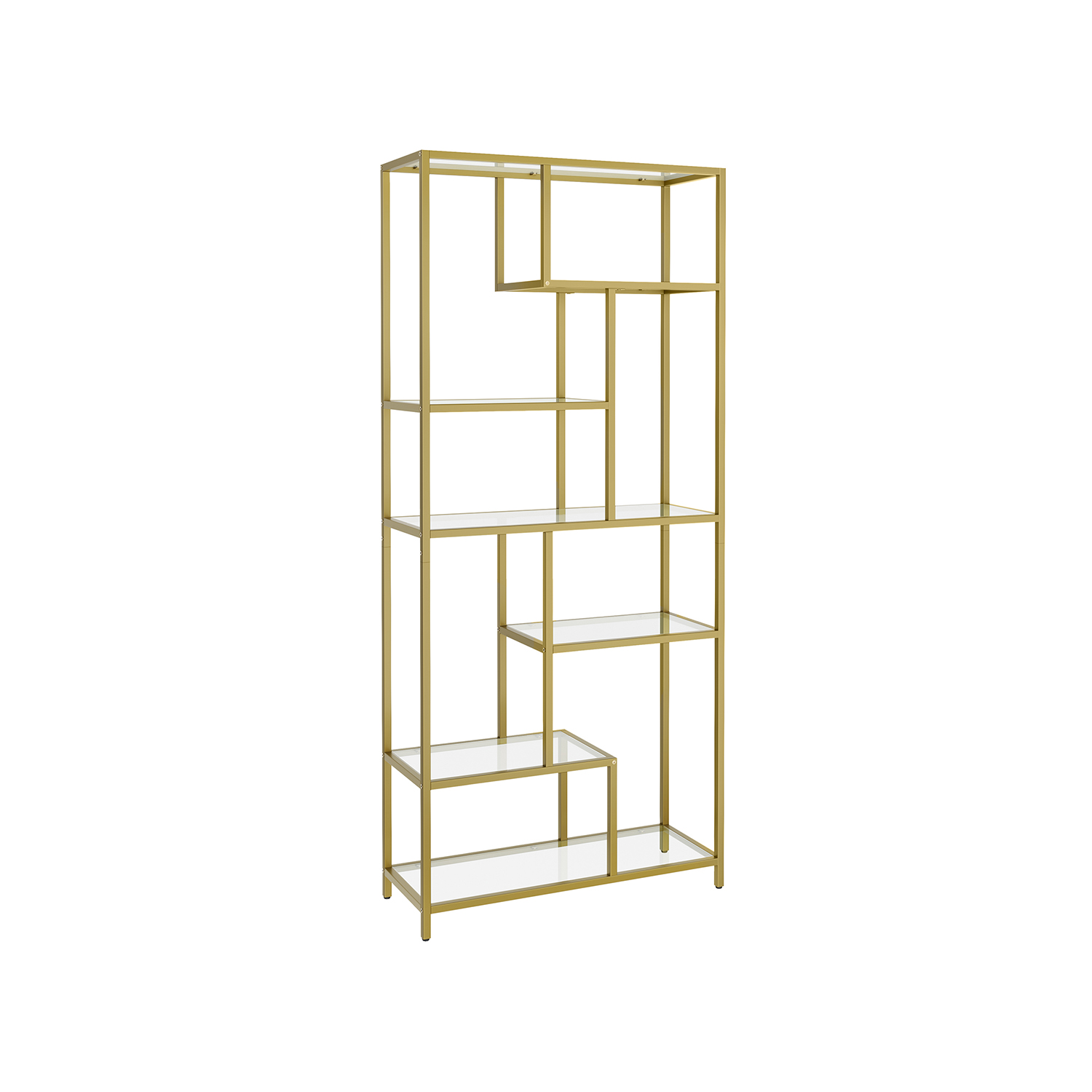 Bookshelf, 6-Tier Tall Bookcase, Plant Stand, Display Shelf - Indigo Home