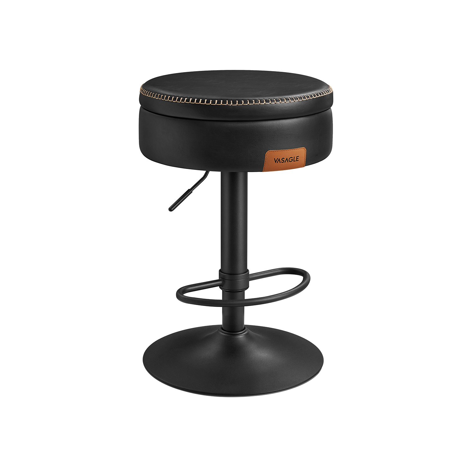 Bar Stool - AVORIA EKHO Collection Spin Swivel - Black - Indigo Home