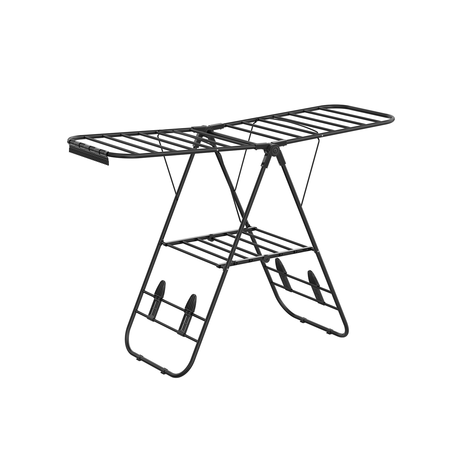 Foldable Clothes Airer Black - Indigo Home
