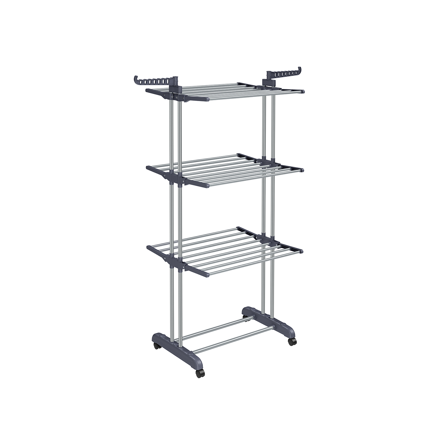 4-Tier Clothes Airer Grey - Indigo Home