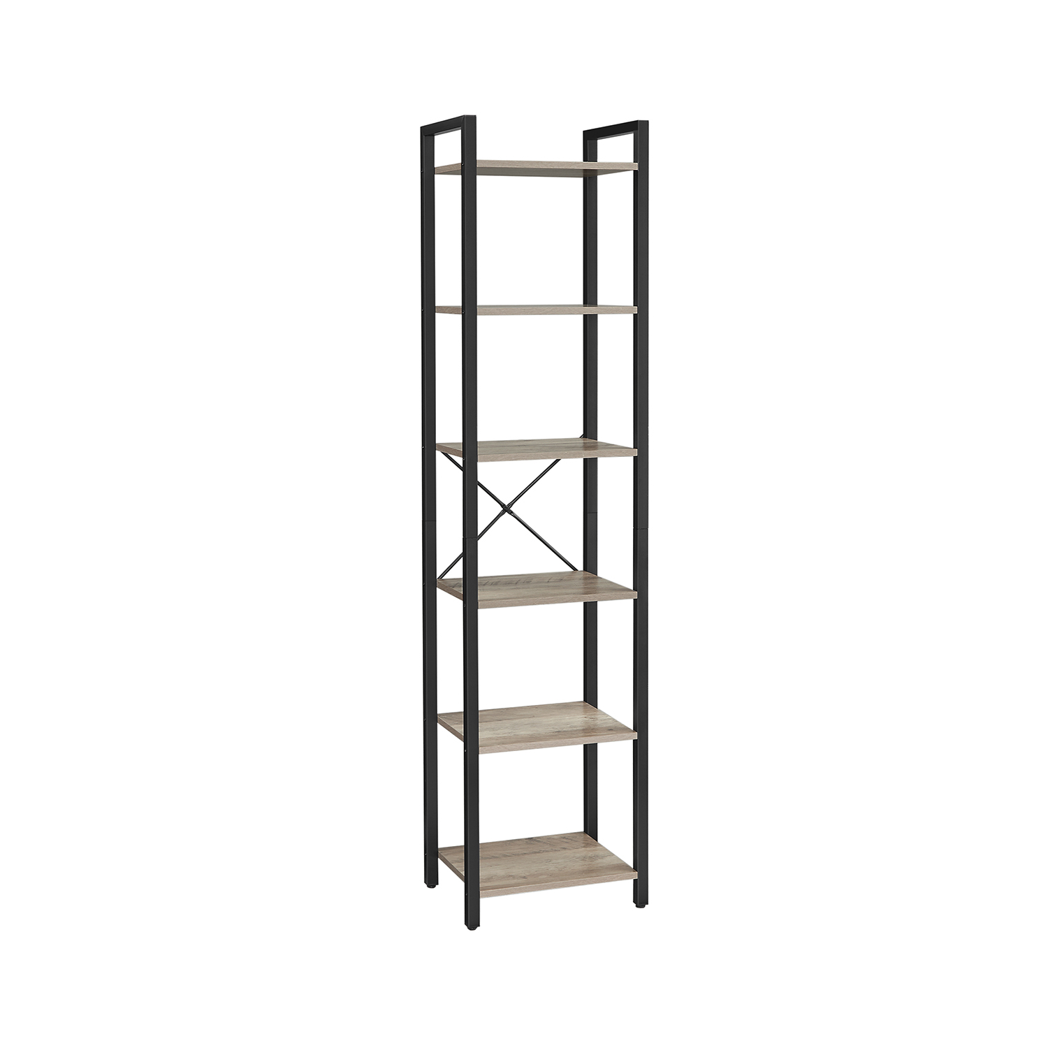 VASAGLE 6 Tier Standing Bookshelf - Indigo Home