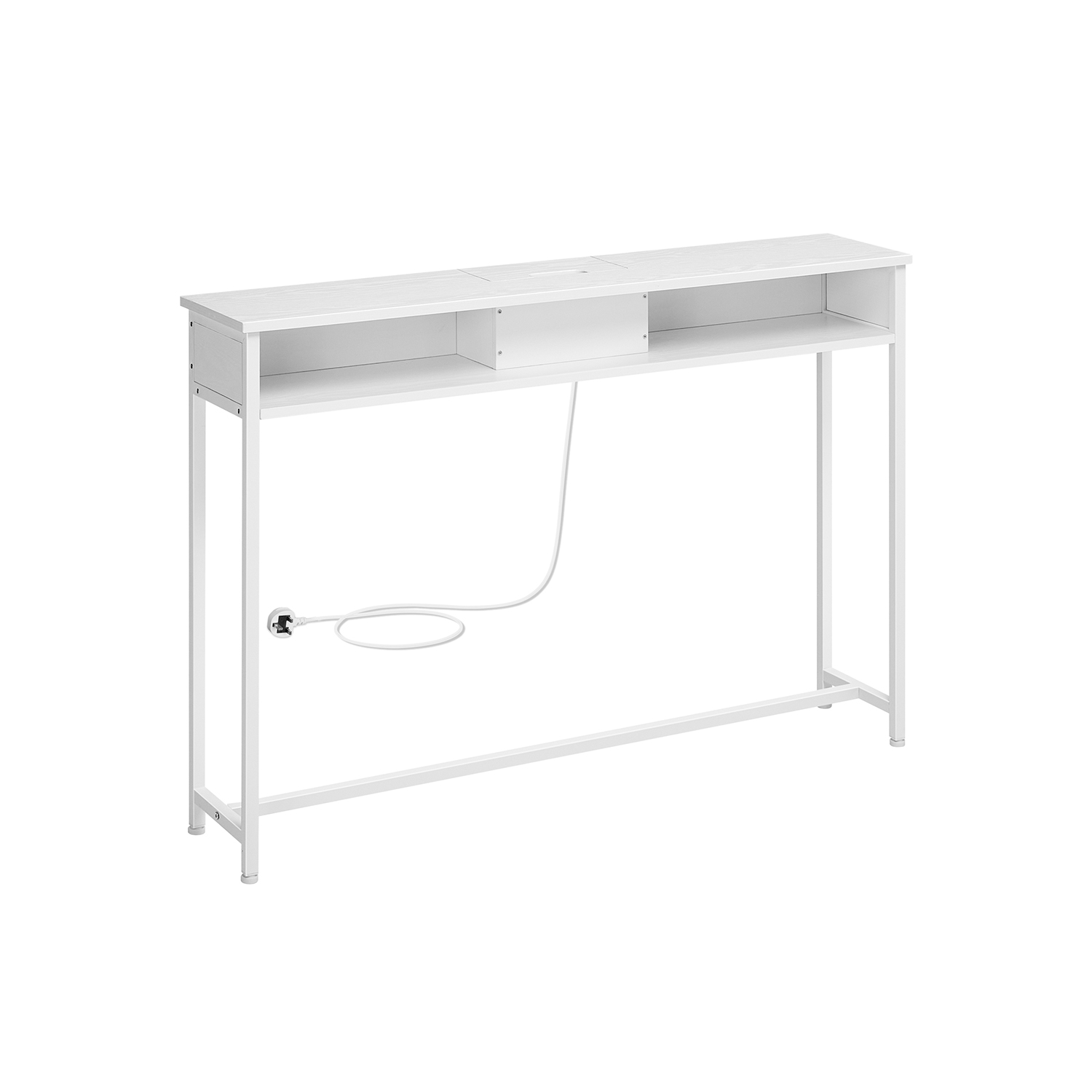 Slim Console Table Snow White - Indigo Home