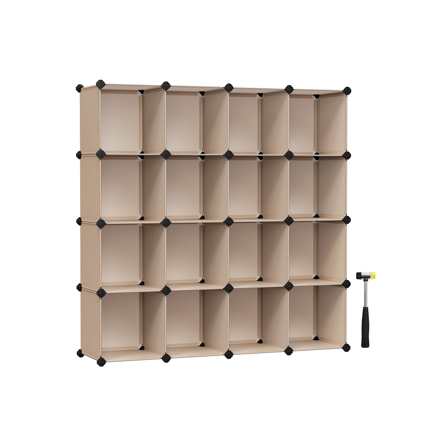 16-Cube Storage Unit Camel Brown - Indigo Home