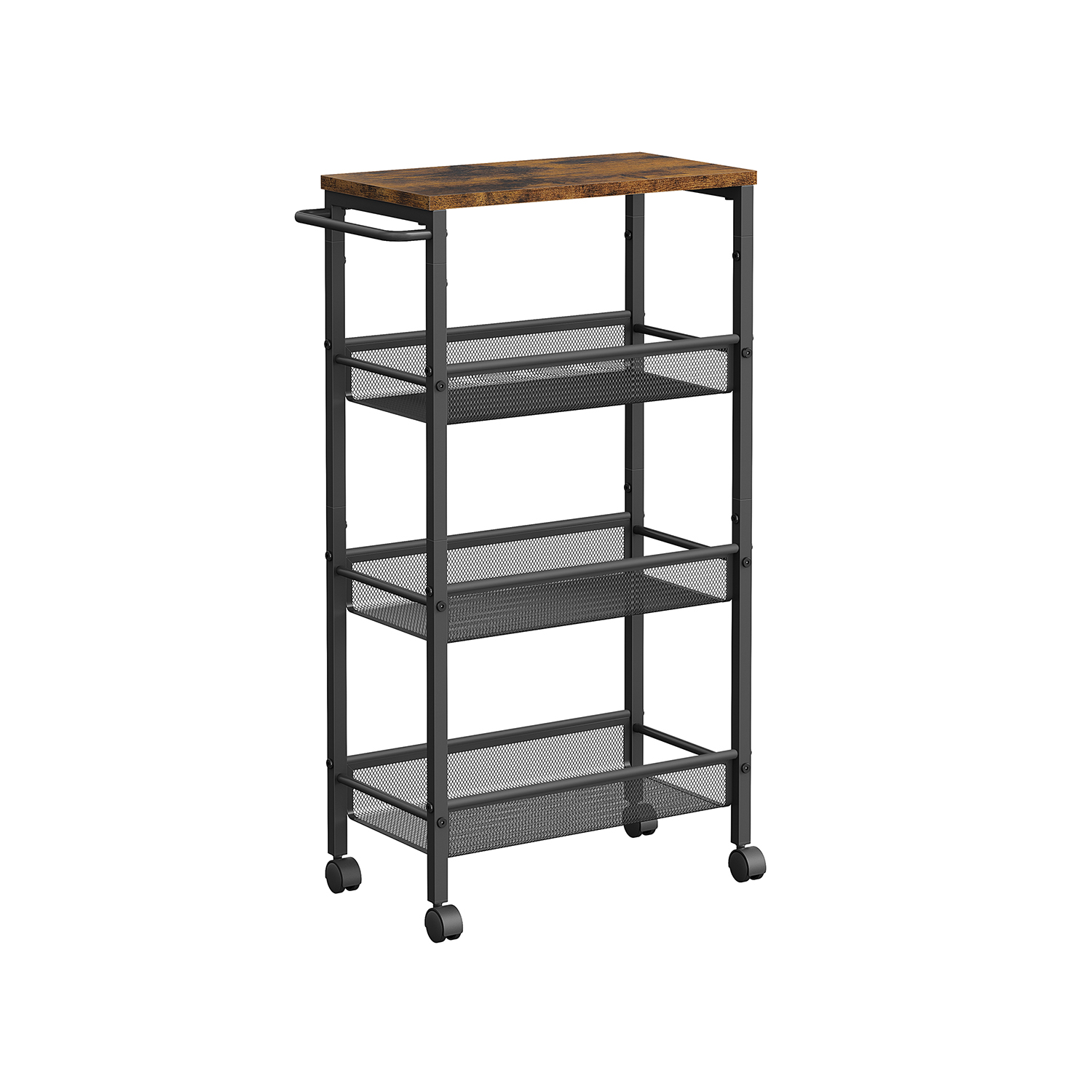 Space-Saving Kitchen Cart with Wheels - Indigo Home