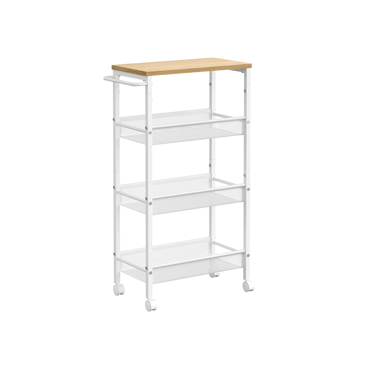 pace-Saving Kitchen Cart with Wheels - Indigo Home