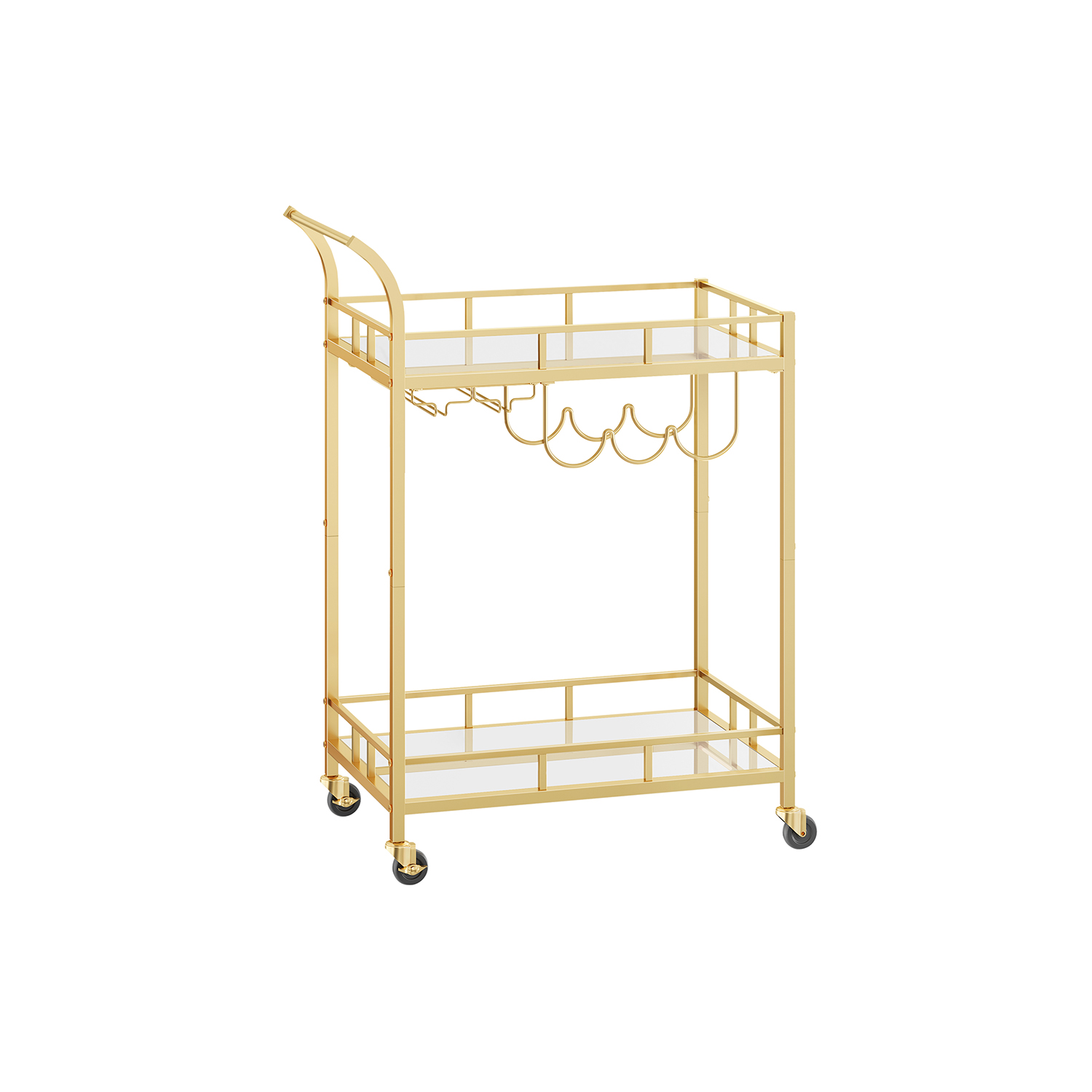Drinks Trolley Metallic Gold - Indigo Home