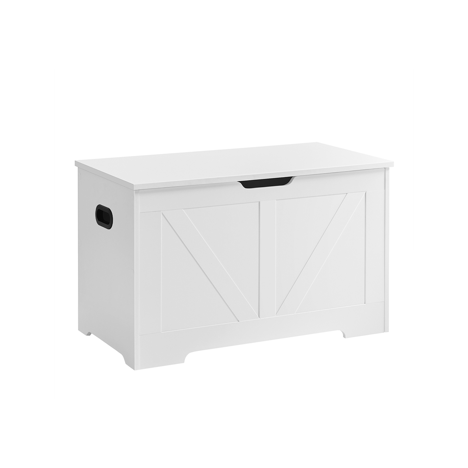 Storage Bench Matte White 40 x 80 x 46 cm - Indigo Home