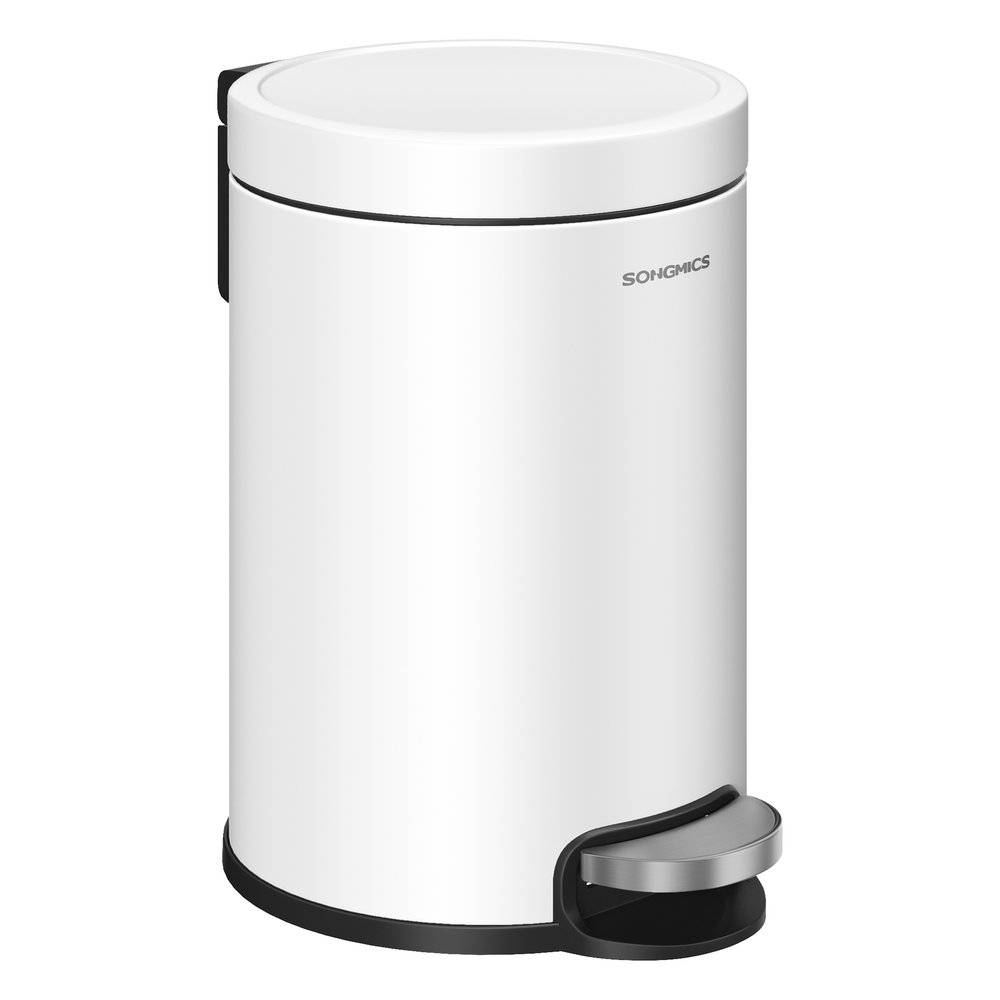 HEMOMO Bathroom Pedal Bin 3L - Cloud White - Indigo Home