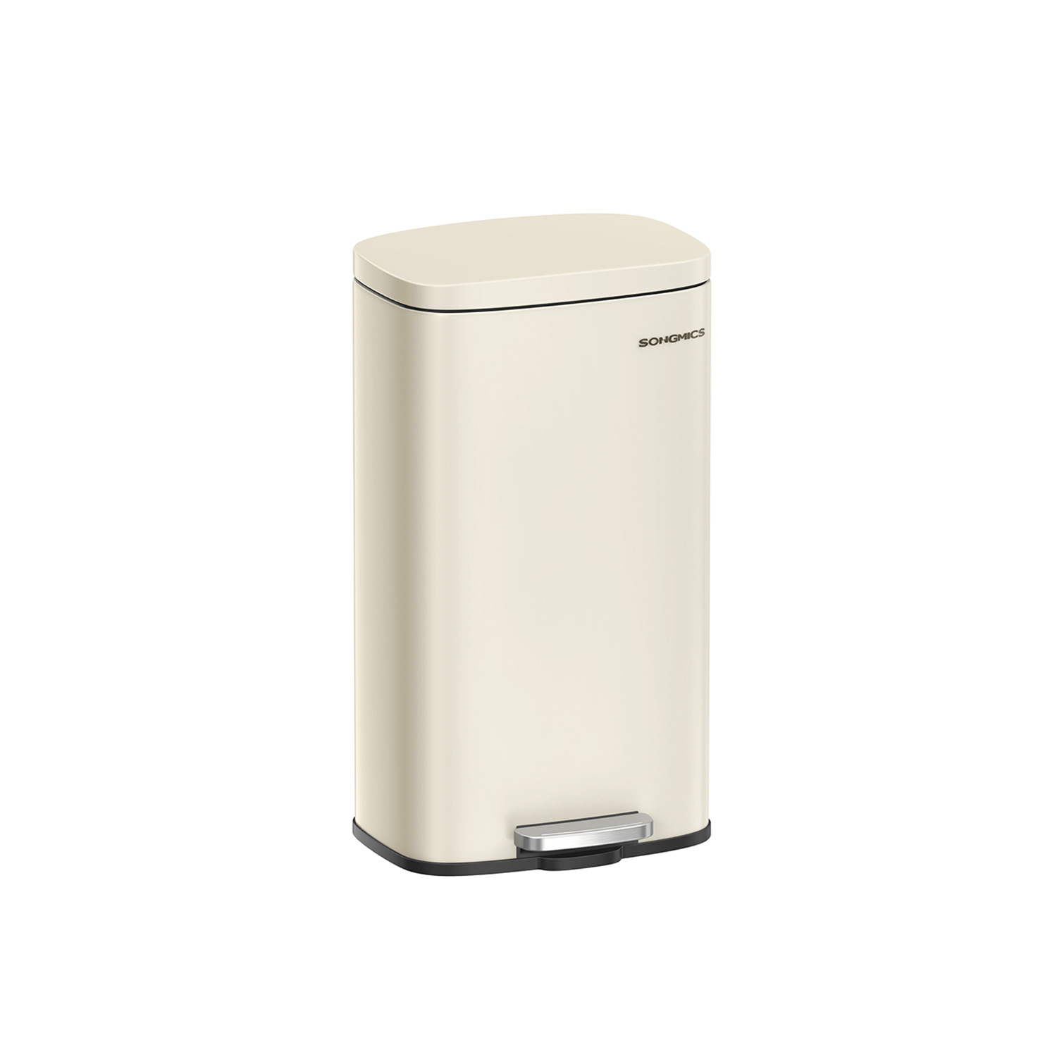 30L Steel Pedal Bathroom Bin - Sand Beige - Indigo Home