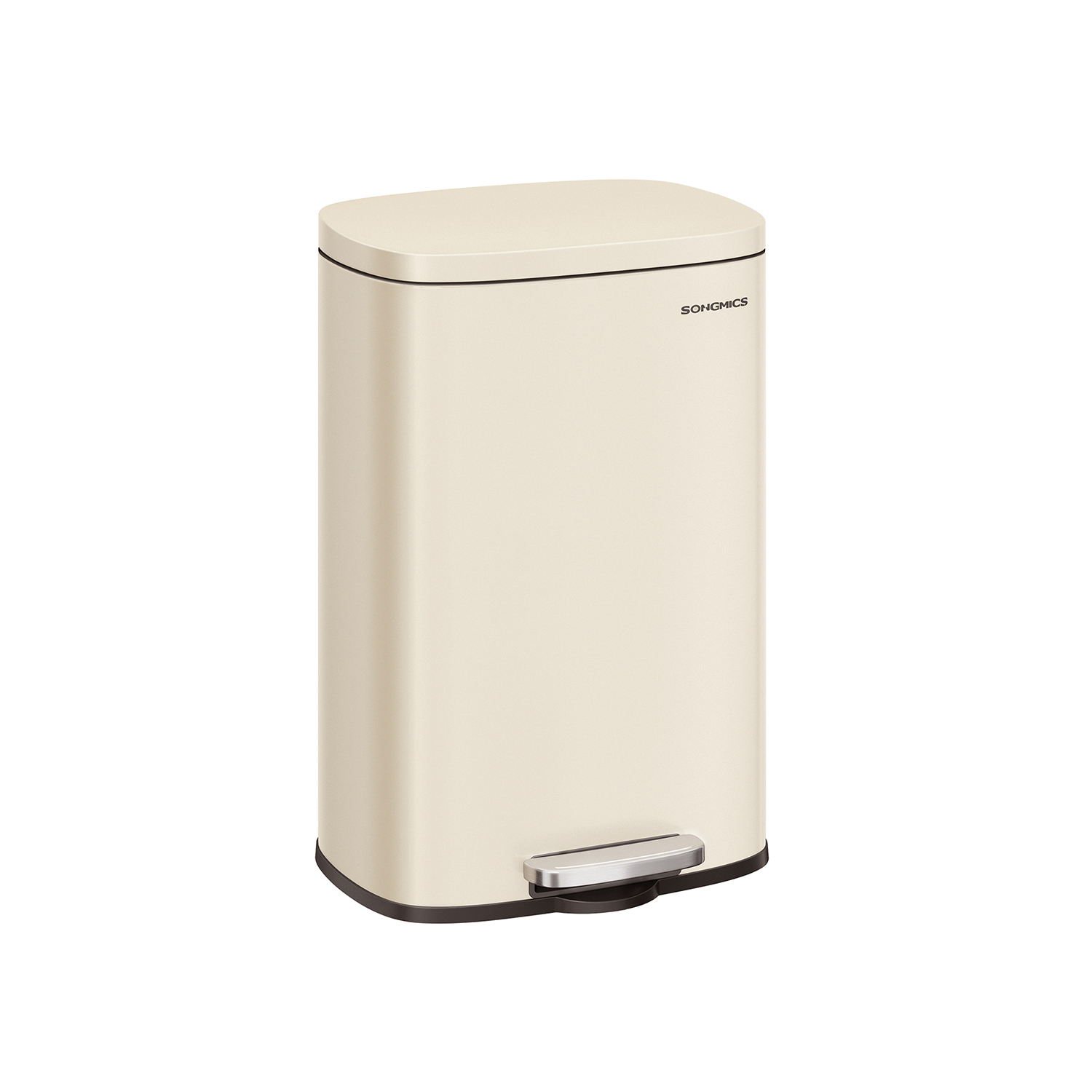 Pedal Bin - ZARRIA Step-On Kitchen Bin with Pedal - Sand Beige - Indigo Home