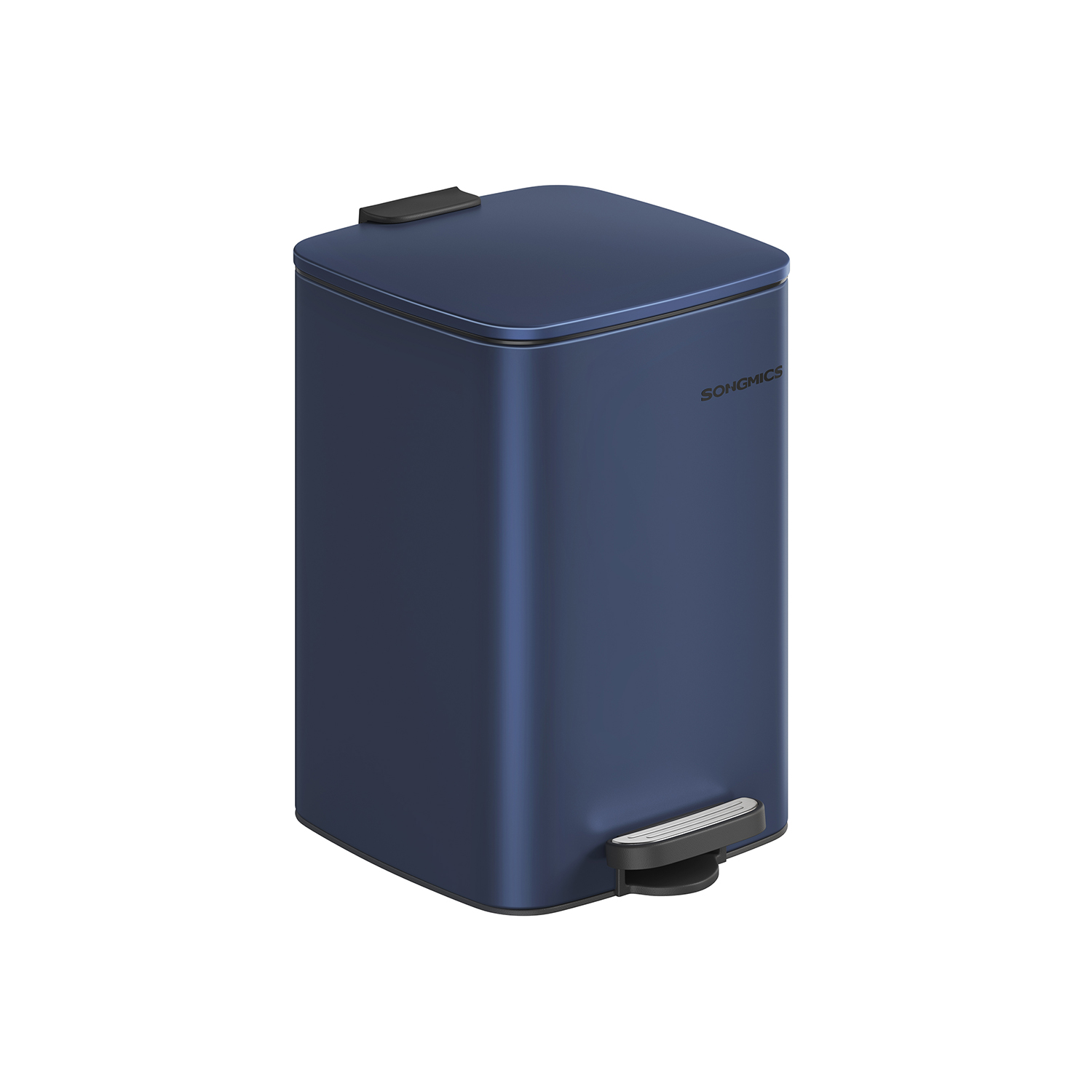 Trash Bin - MODRA 20L Pedal Trash Can with Soft Close Lid - Midnight Blue - Indigo Home