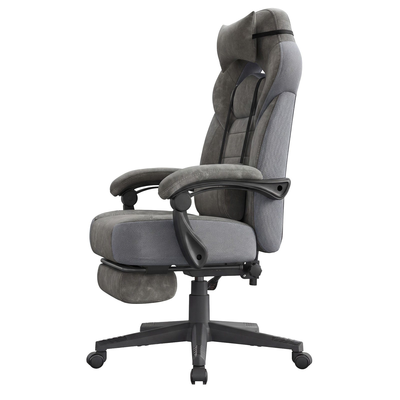 ORDOSU Ergonomic Office Chair with Footrest - Ink Black - Indigo Home