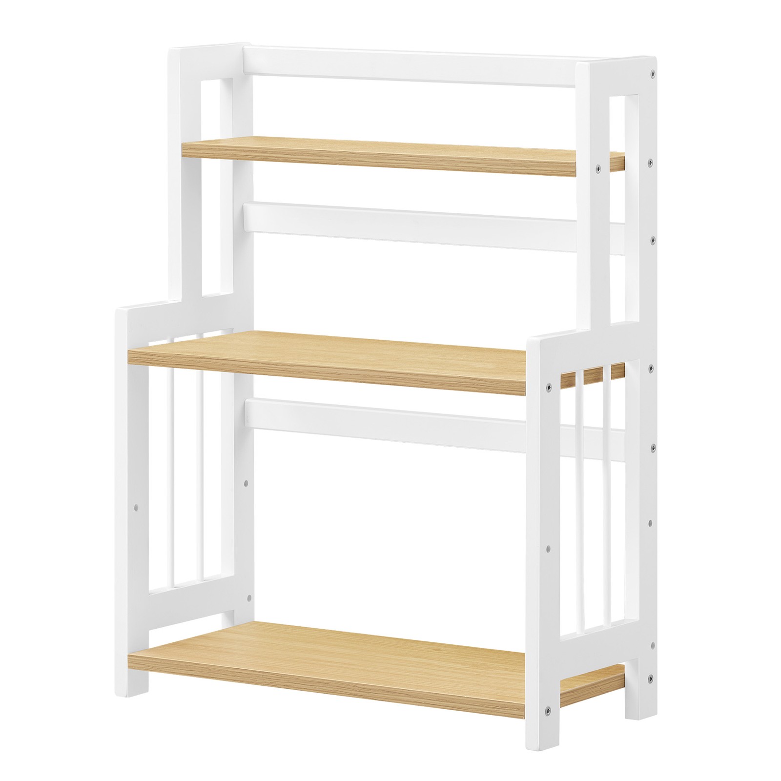 ORXAGA 3 Tier Bamboo Countertop Spice Rack - Oak - Indigo Home