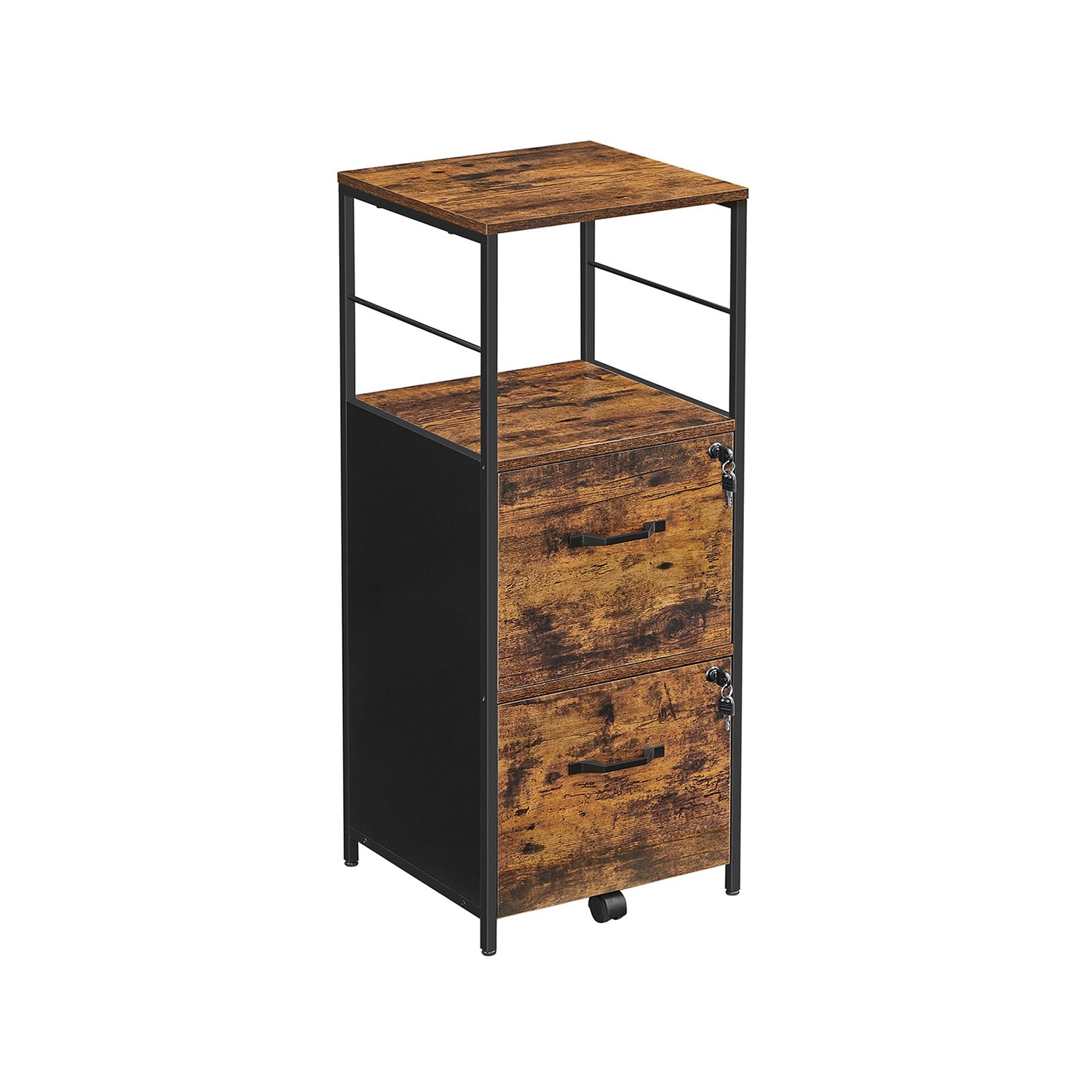 Filing Cabinet with 2 Drawers - Indigo Home