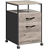 Mobile Office File Cabinet - Indigo Home