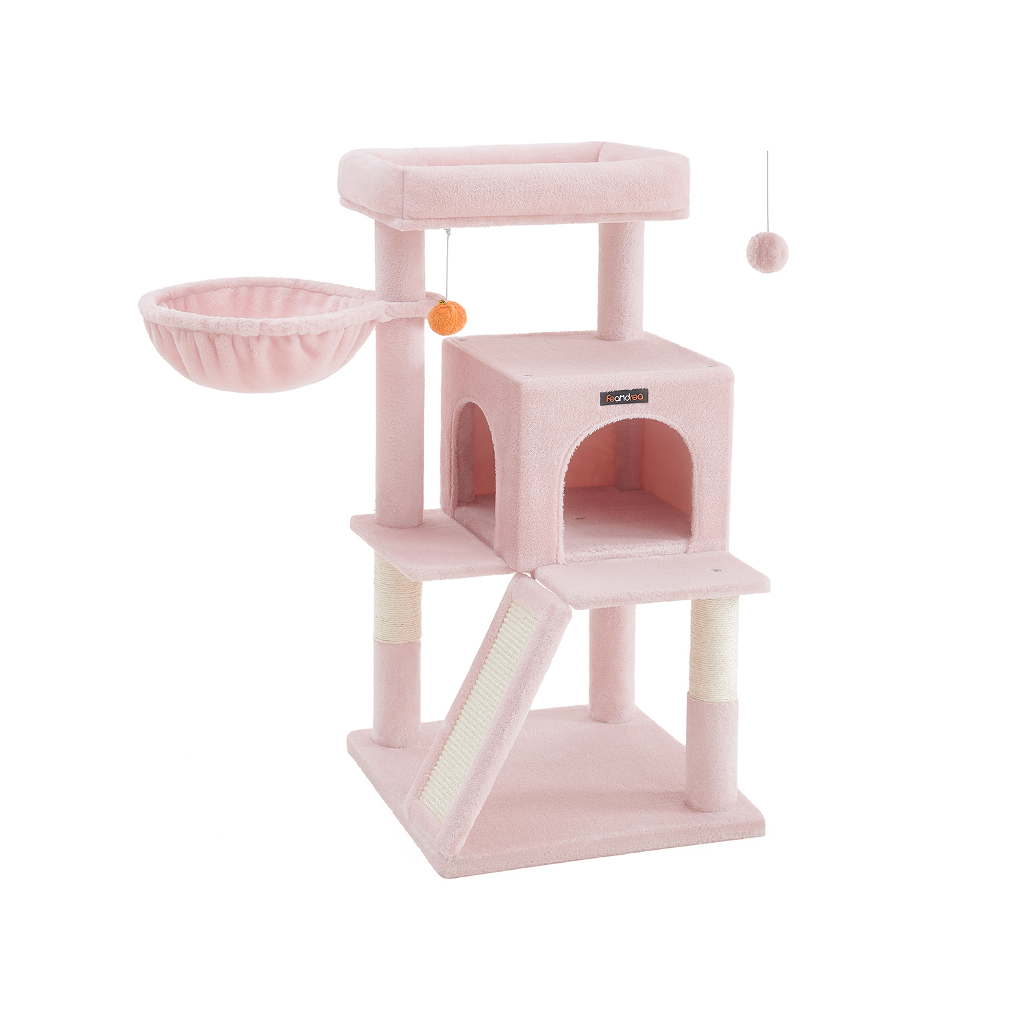 Cat Tree - AVORAE Widened Perch for Large Cats - Jelly Pink - Indigo Home