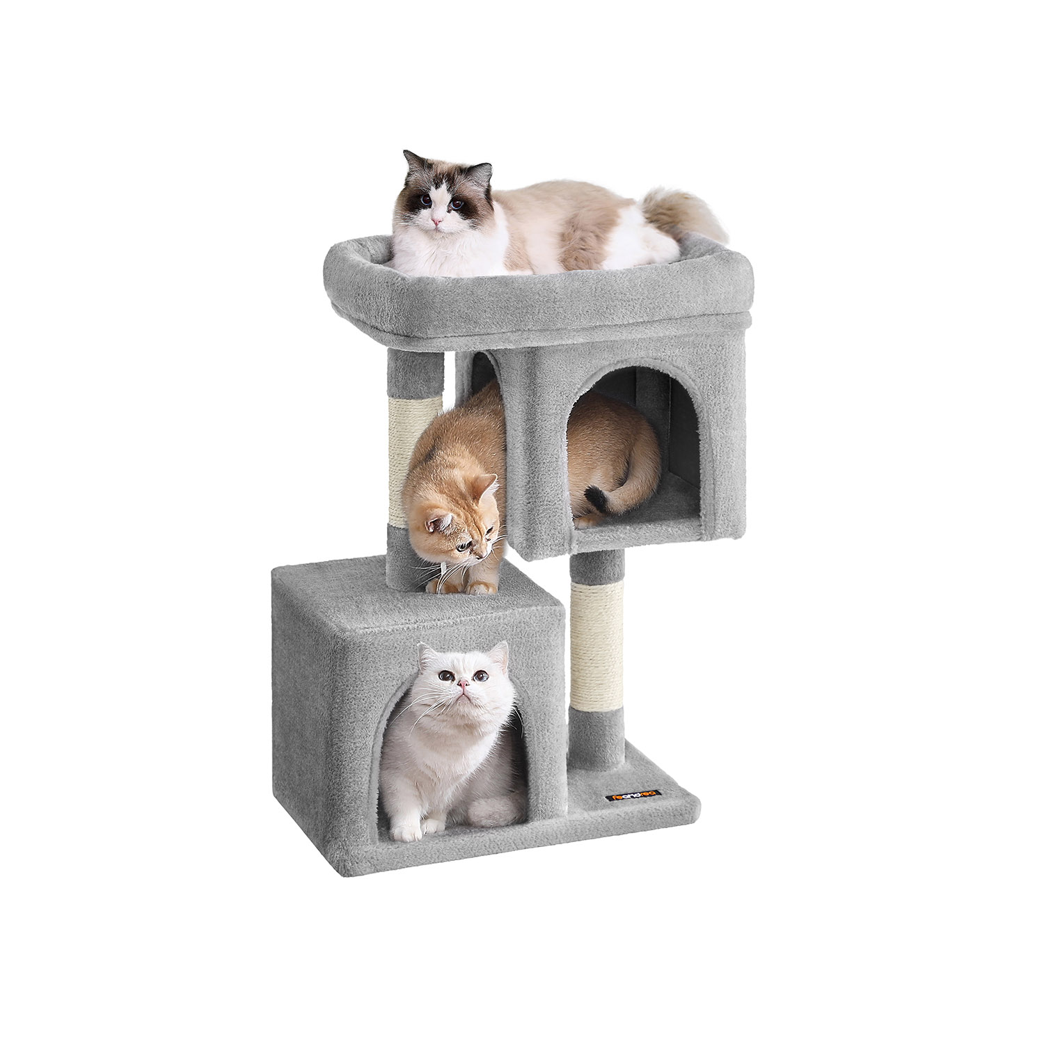 74 cm Cat Tree with 2 Cat Caves - Indigo Home