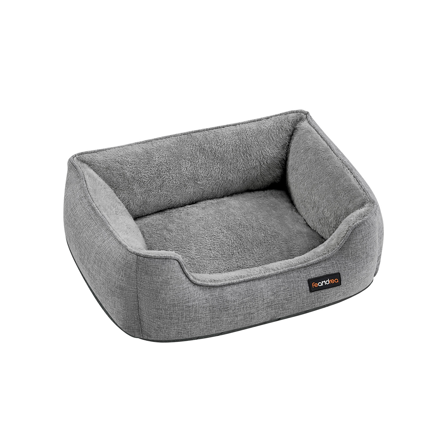 Dog Bed - GRAVAS Washable Size S Orthopedic Comfort - Light Grey - Indigo Home