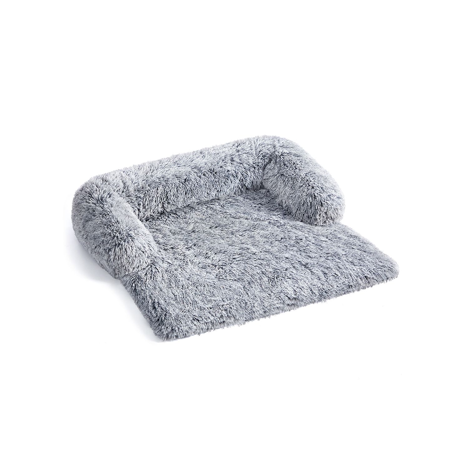 95 x 85 x 16 cm FluffyHug Dog Sofa Bed Grey Ombré - Indigo Home