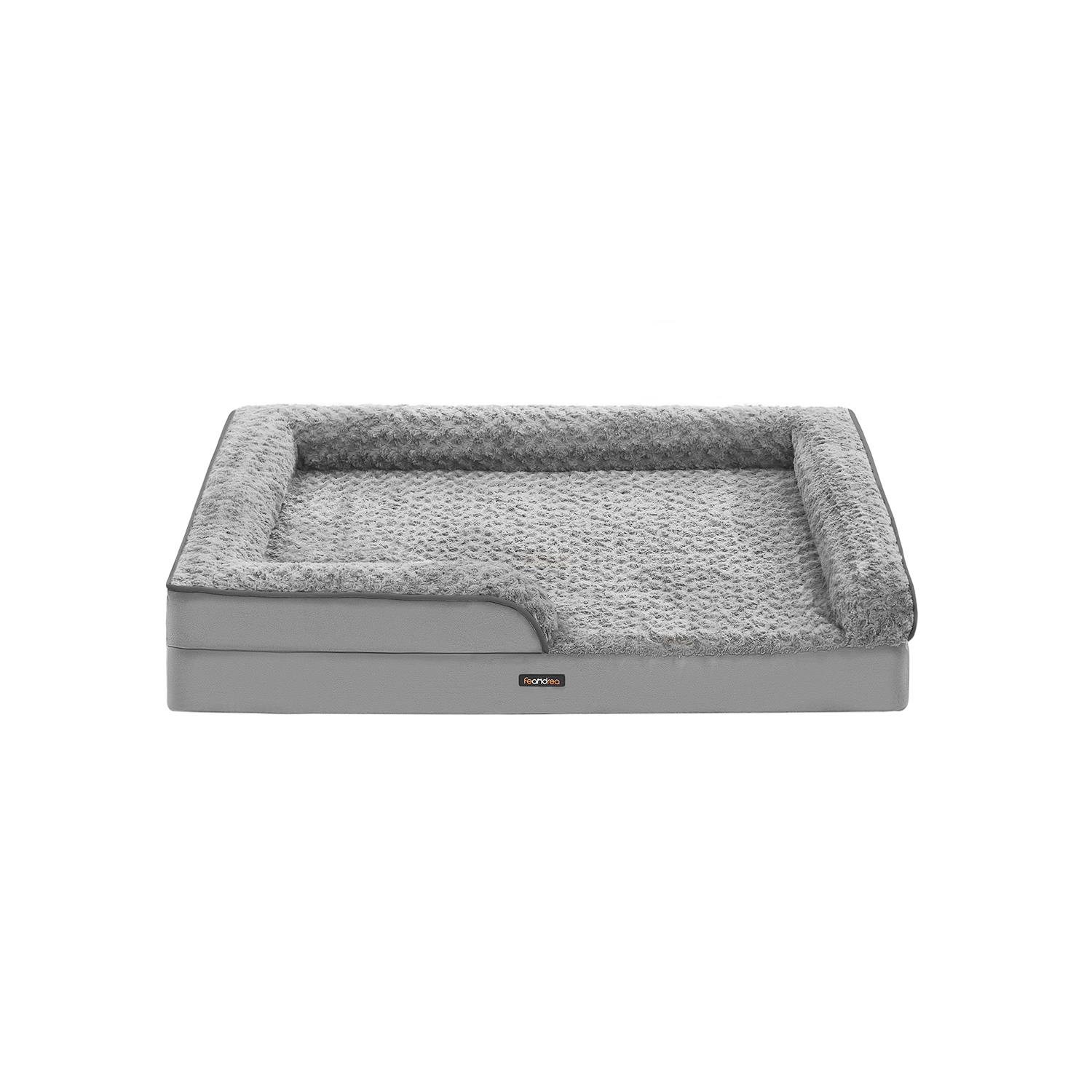 Dog Bed - MONRA Orthopedic Large Dog Bed with Memory Foam - Dove Grey - Indigo Home