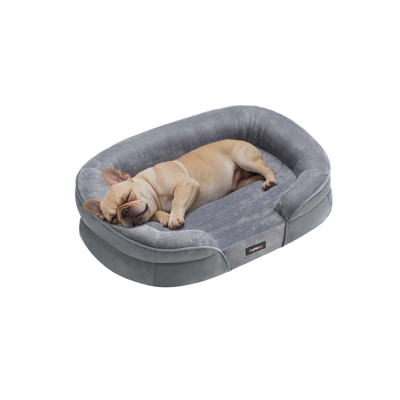 ASHBOURNEEN Orthopaedic Dog Bed - Grey - Indigo Home