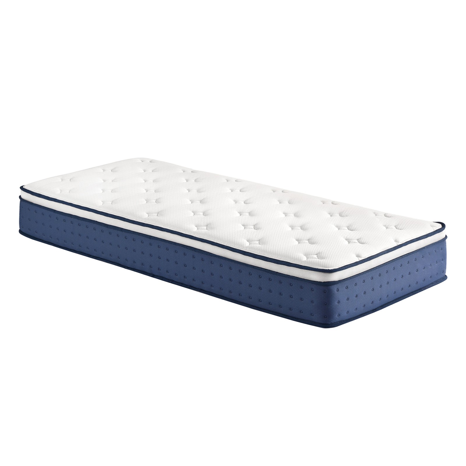 SAVIPA Single Hybrid Spring and Foam Mattress - Blue - Indigo Home