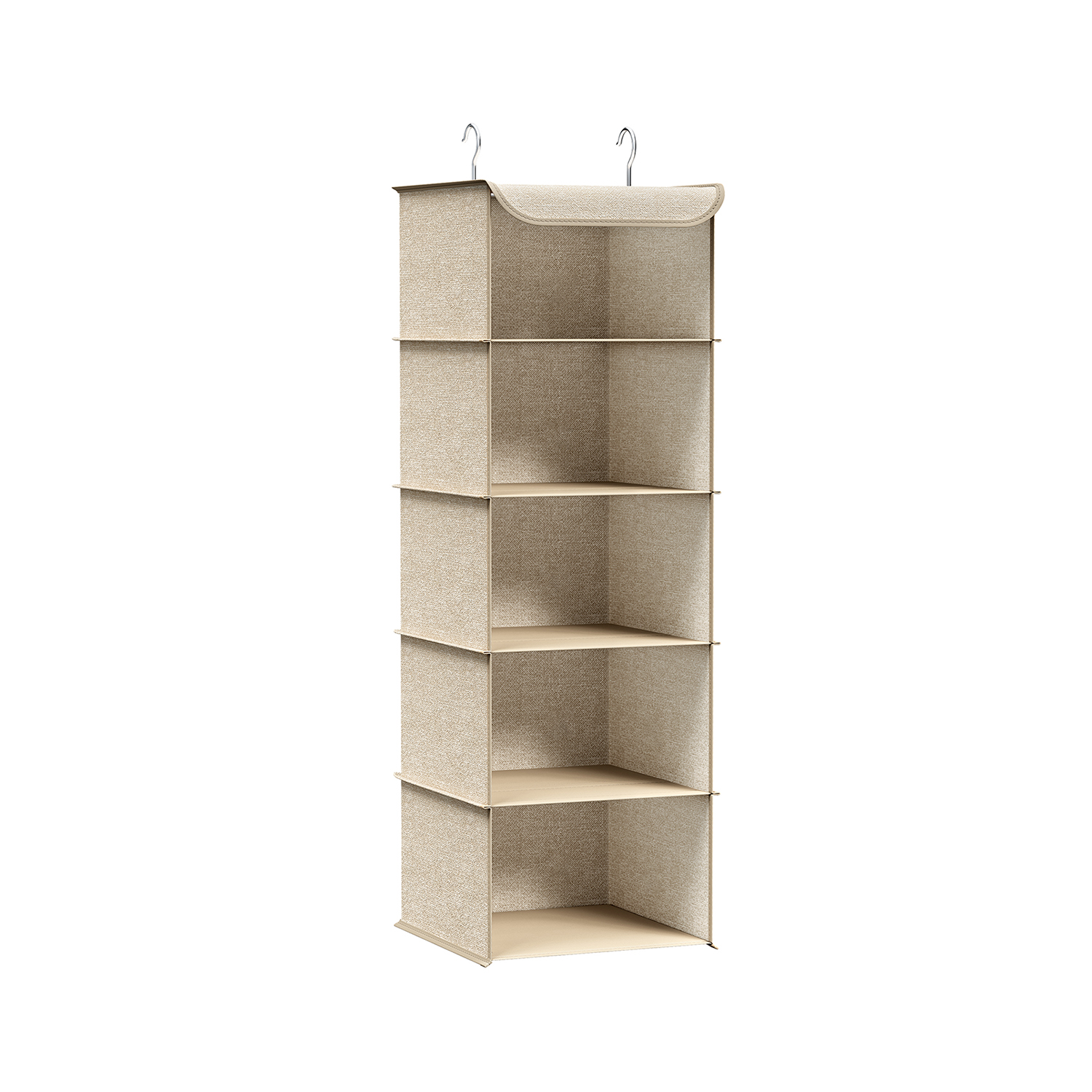 Hanging Wardrobe Organiser - VIVTA Hanging Sand Beige - Indigo Home
