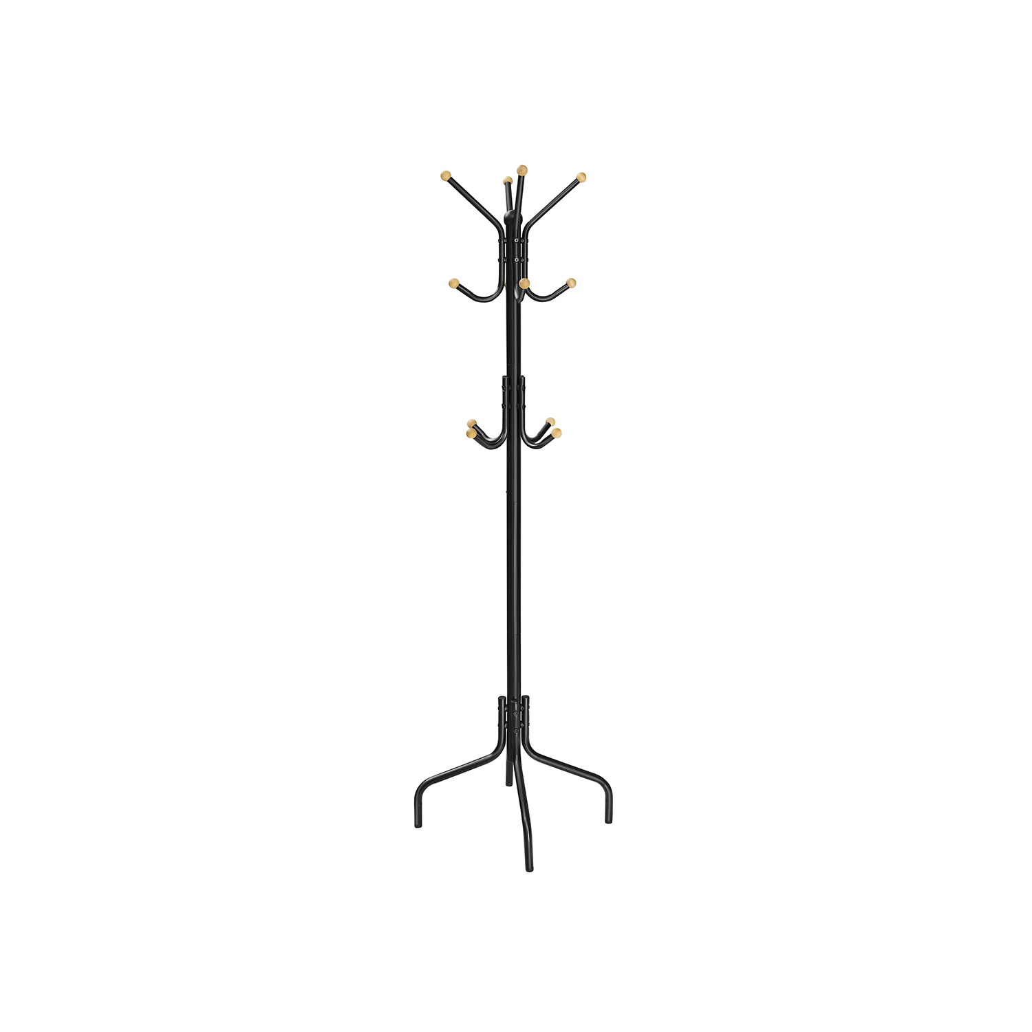 Coat Stand - Metal Coat Rack with 12 Hooks - Indigo Home