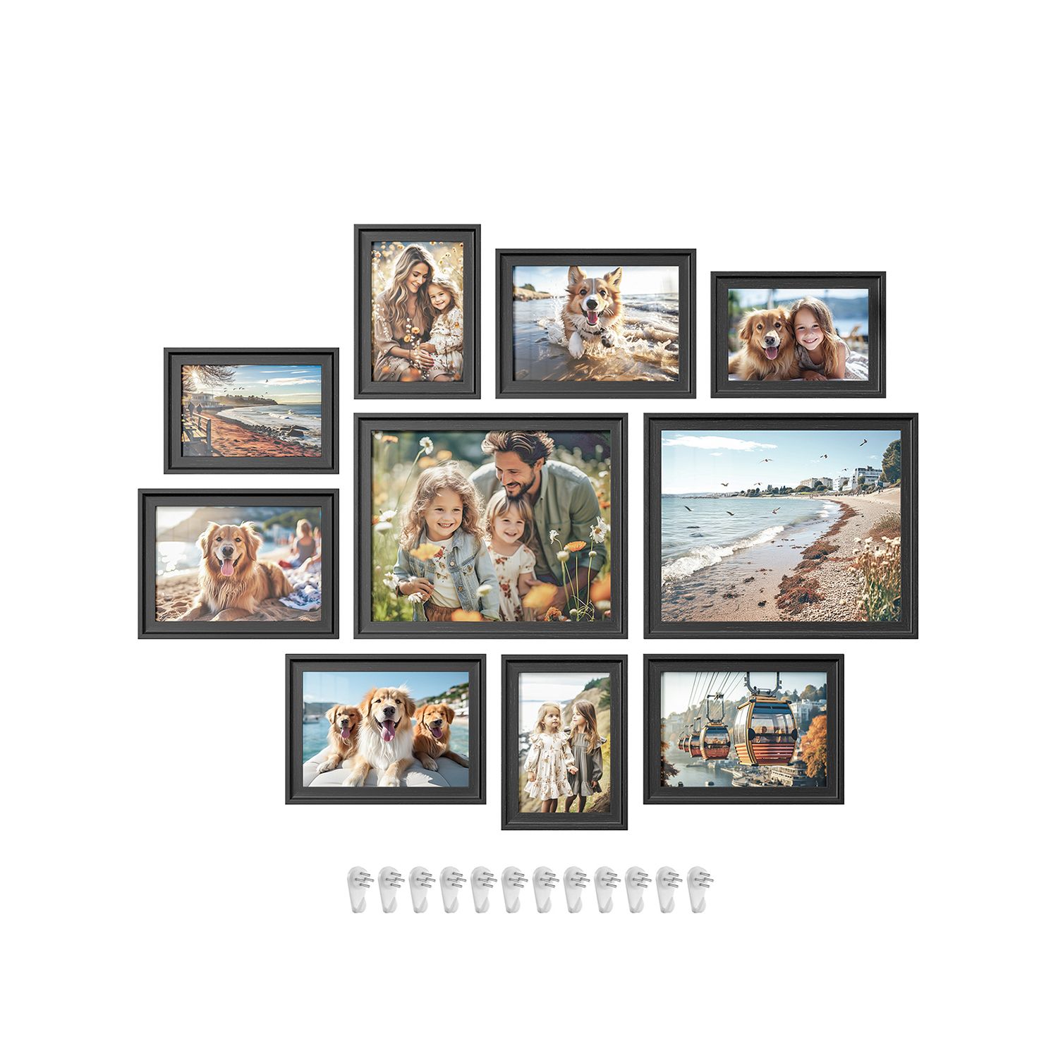Picture Frames with 16 Mats - Indigo Home