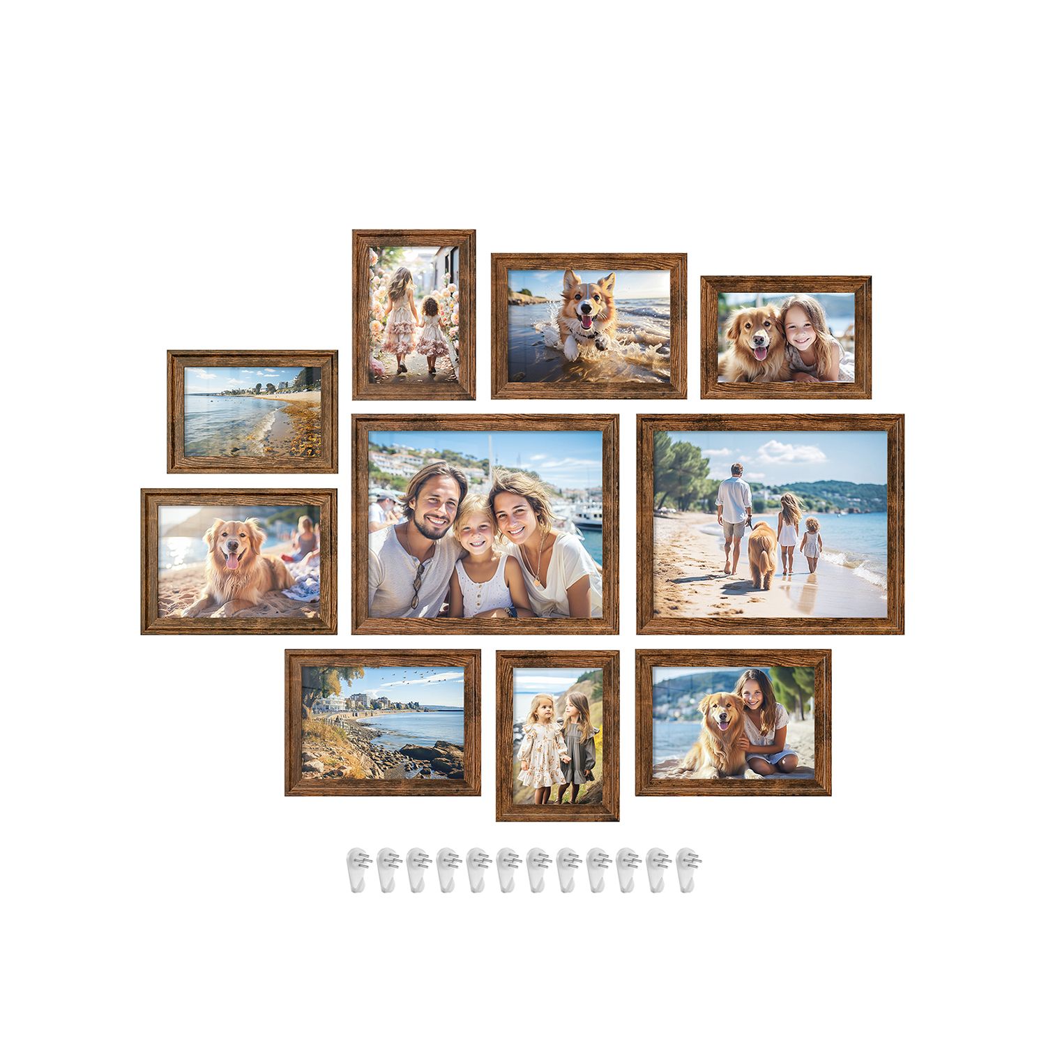 Picture Frames with 16 Mats - Indigo Home