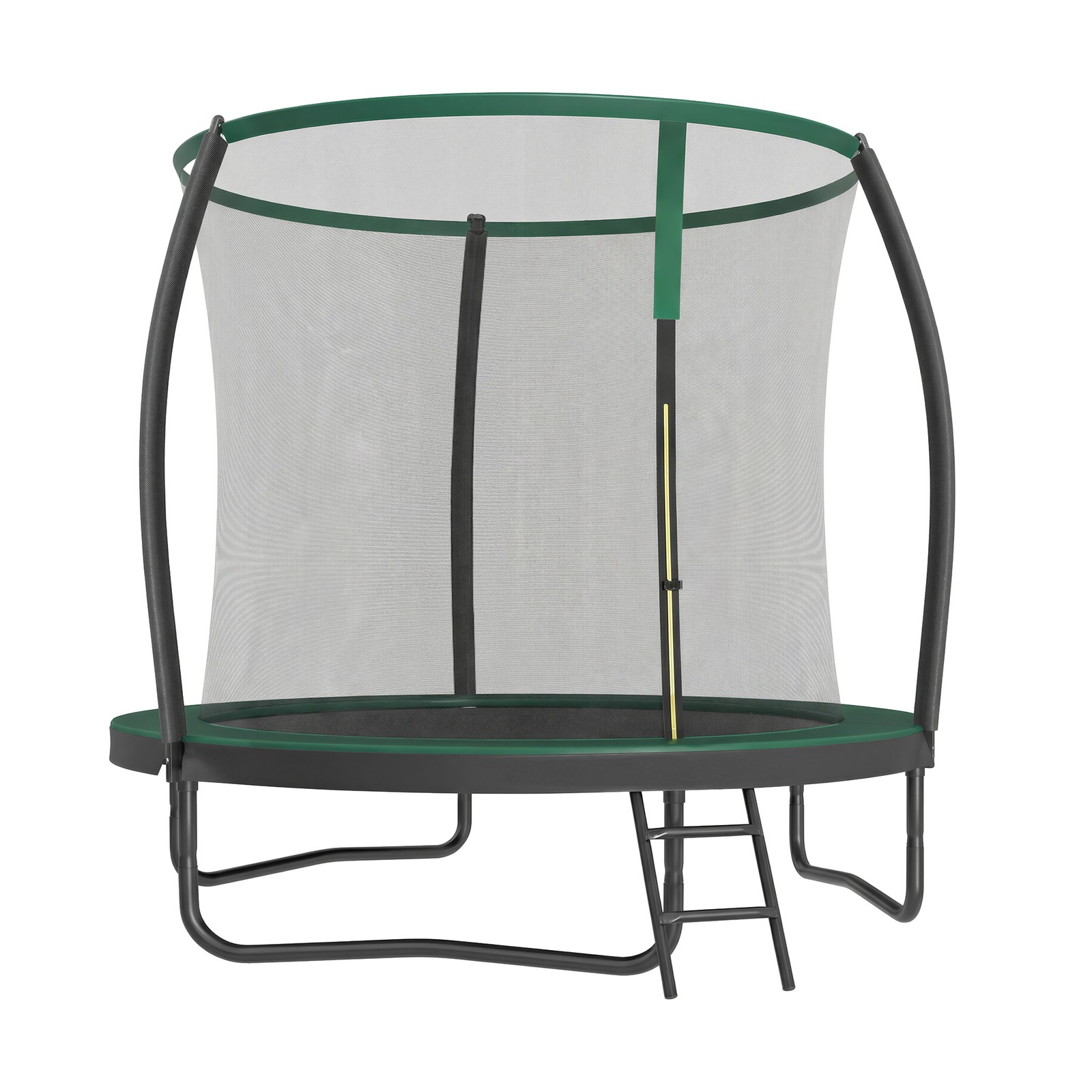 TAFORY Children's Trampoline with Safety Net - Black and Green - Indigo Home