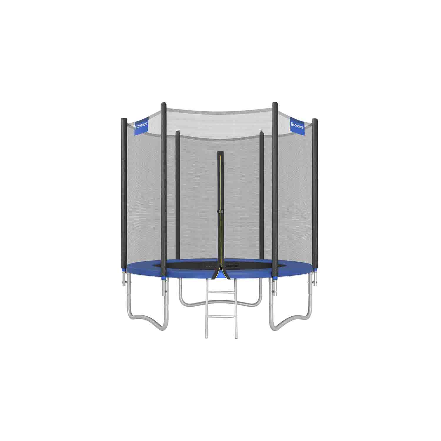 Trampoline - AVOVAS 6 ft Trampoline with Enclosure Net - Blue - Indigo Home