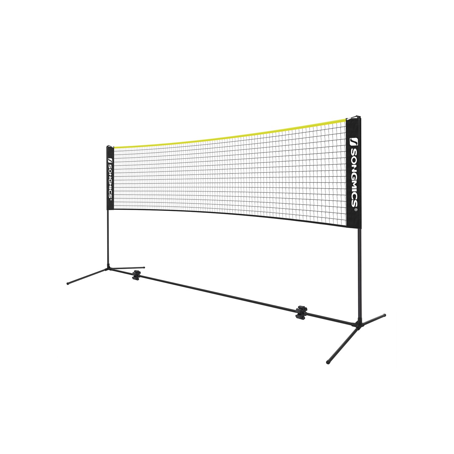 Badminton Net - VERNZA 4m Foldable Badminton Net - Black - Indigo Home