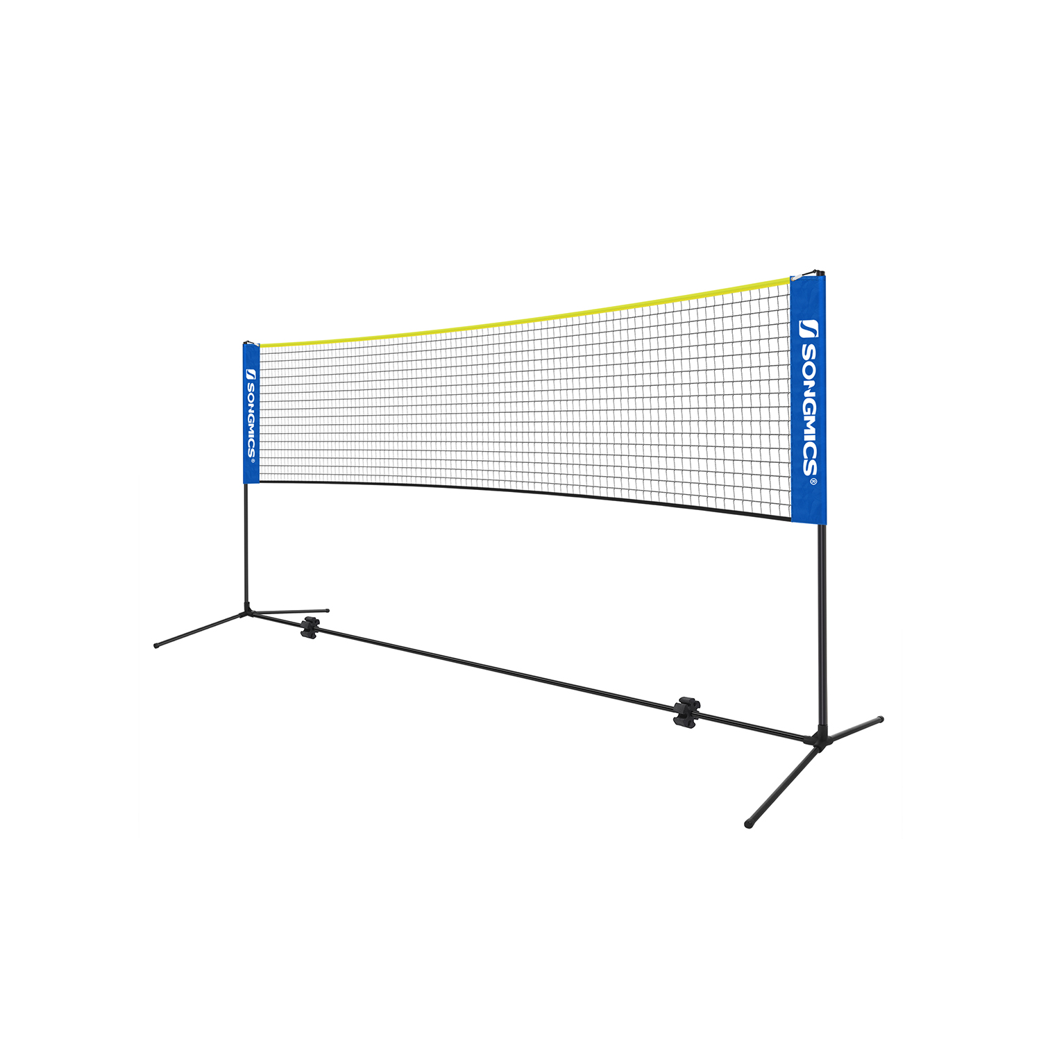 Badminton Net - VERNZ A4m Foldable Badminton Net - Blue - Indigo Home