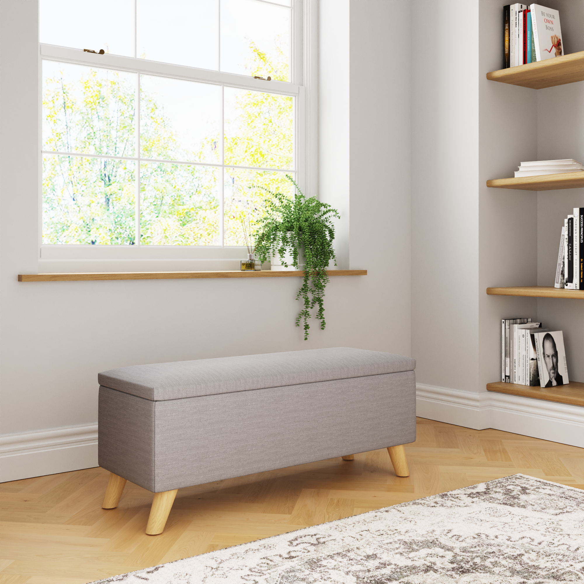Secreto Ottoman Light Grey - Campbell Craft
