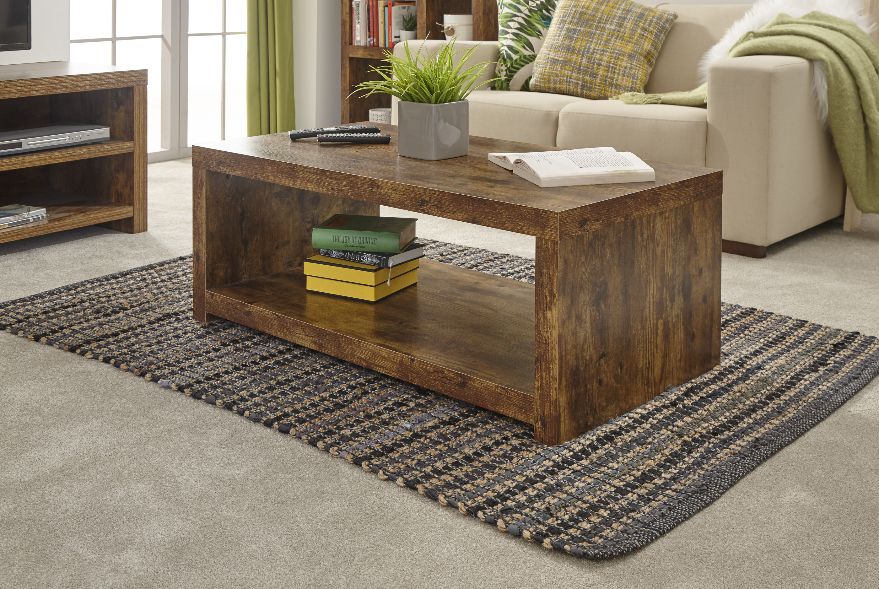 Jakarta Coffee Table With Shelf Mango - Campbell Craft