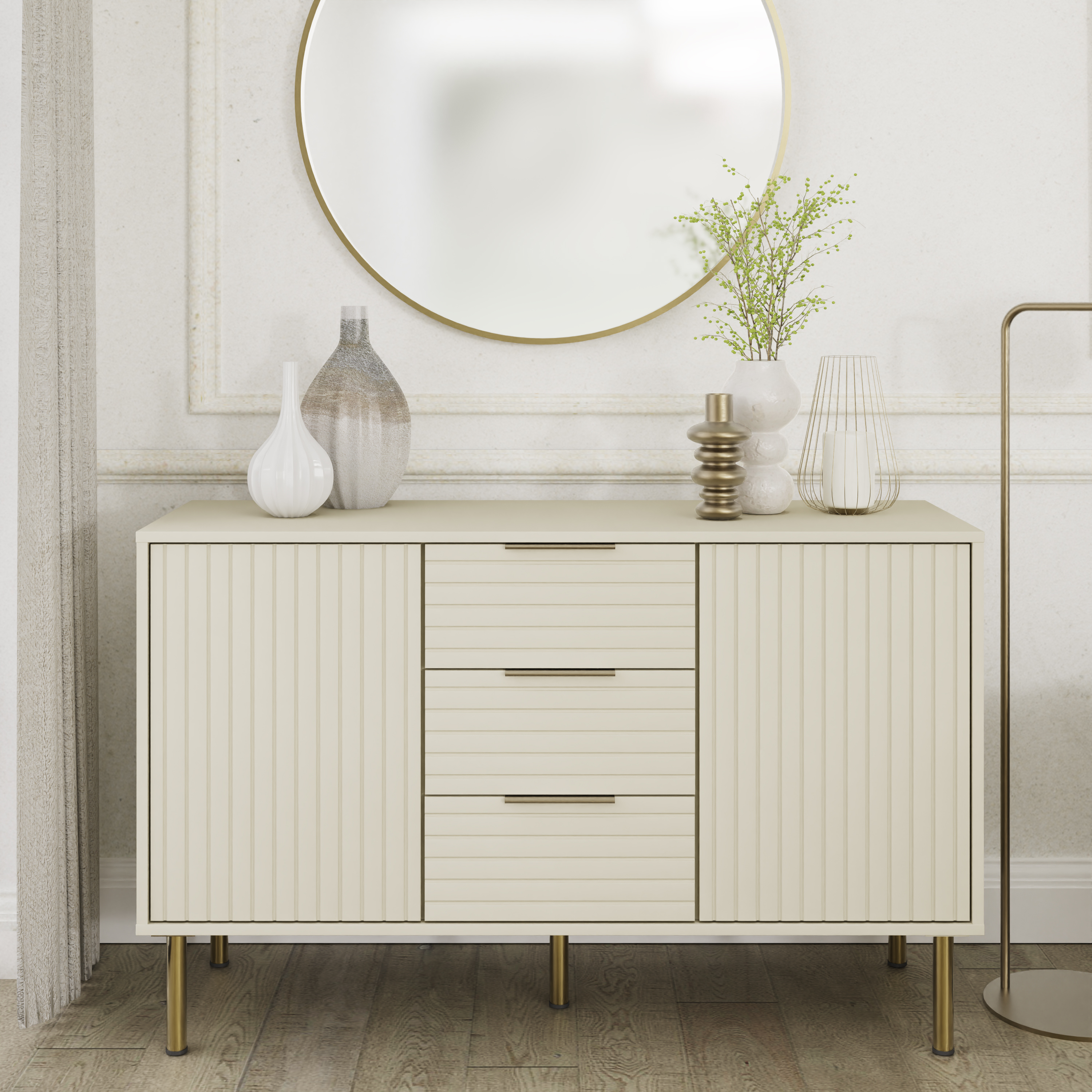 NIVARA Sideboard Ivory - Campbell Craft