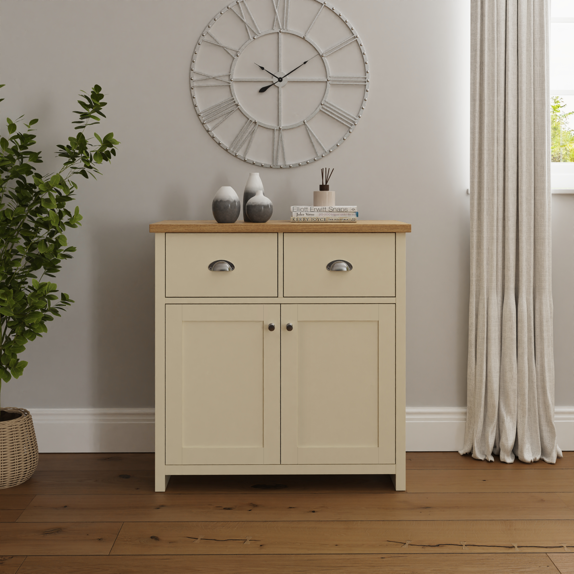 Lancaster Compact Sideboard Cream - Campbell Craft