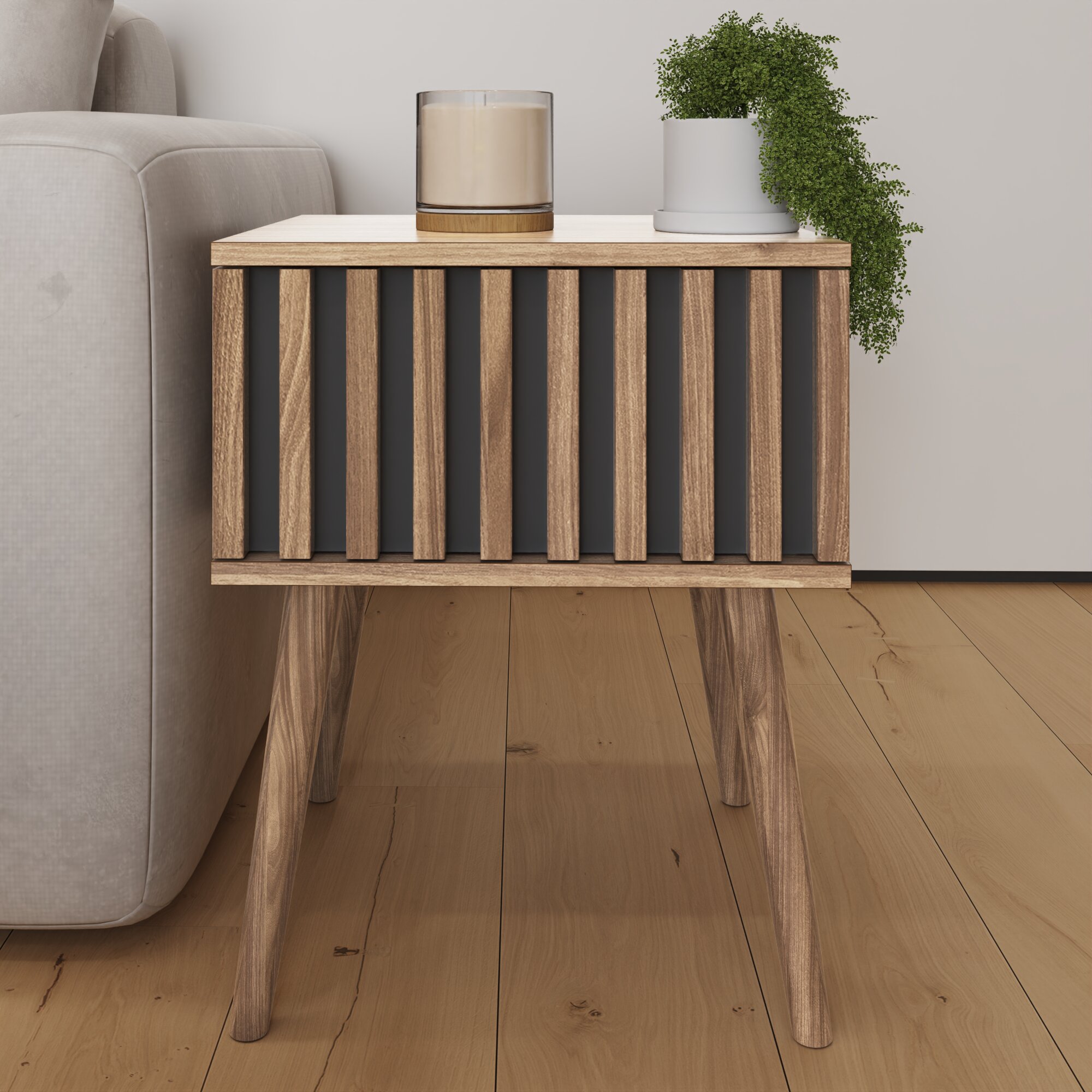 ROANELL Lamp Table Oak - Campbell Craft